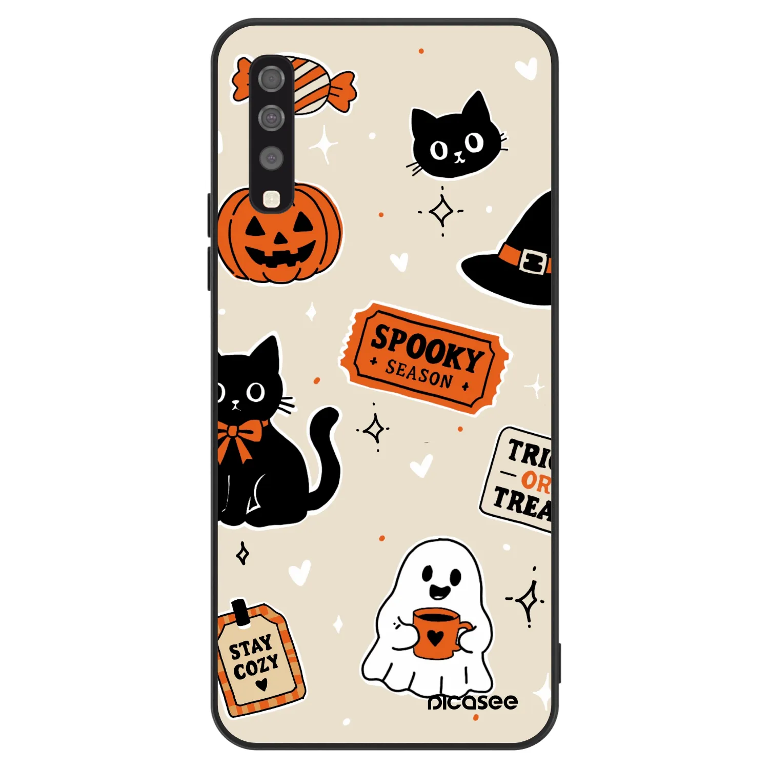 Picasee ULTIMATE CASE na Samsung Galaxy A70 A705F - Halloween stickers