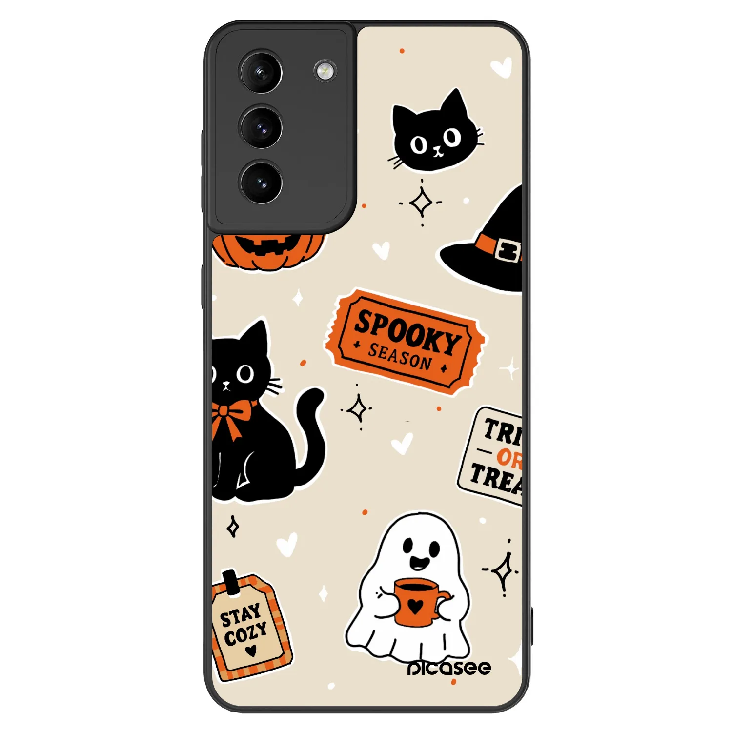 Picasee ULTIMATE CASE na Samsung Galaxy S21+ 5G G996F - Halloween stickers