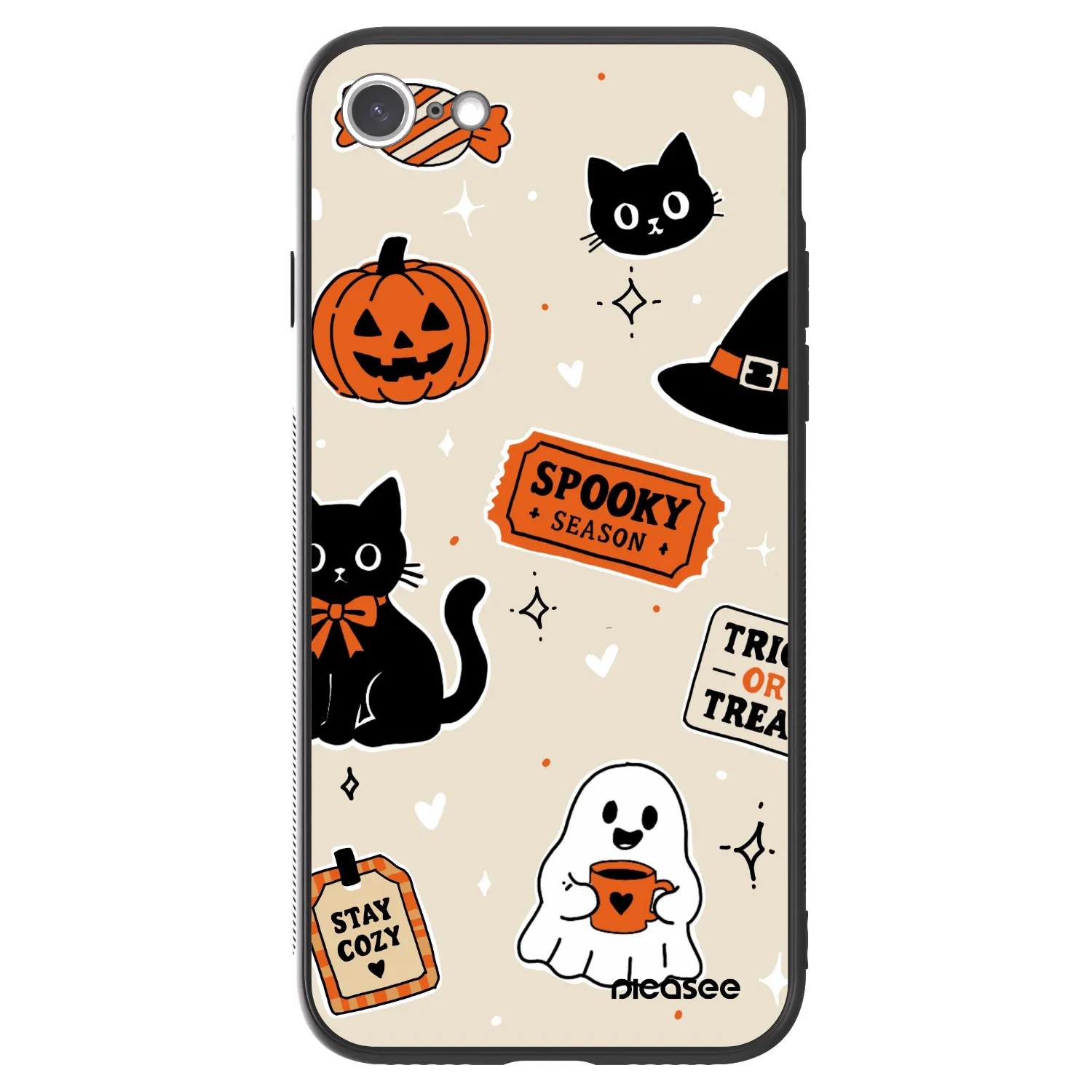 Picasee ULTIMATE CASE na Apple iPhone 8 - Halloween stickers