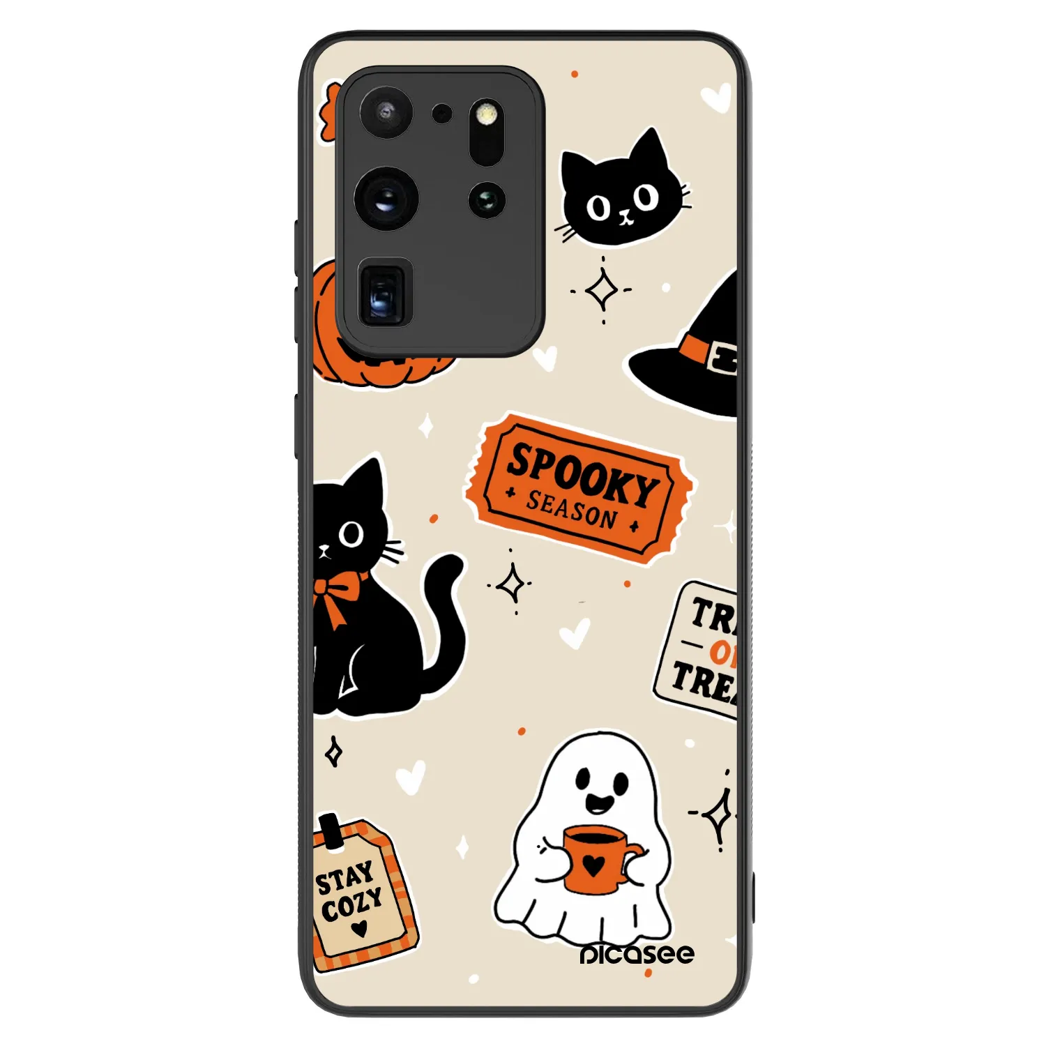 Picasee ULTIMATE CASE na Samsung Galaxy S20 Ultra 5G G988F - Halloween stickers