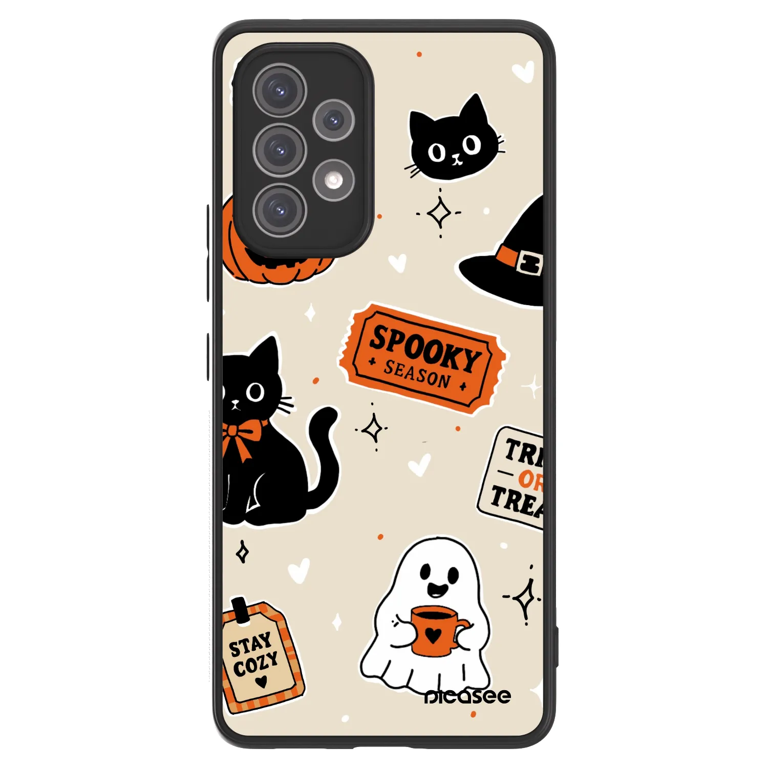 Picasee ULTIMATE CASE na Samsung Galaxy A52s 5G A528B - Halloween stickers