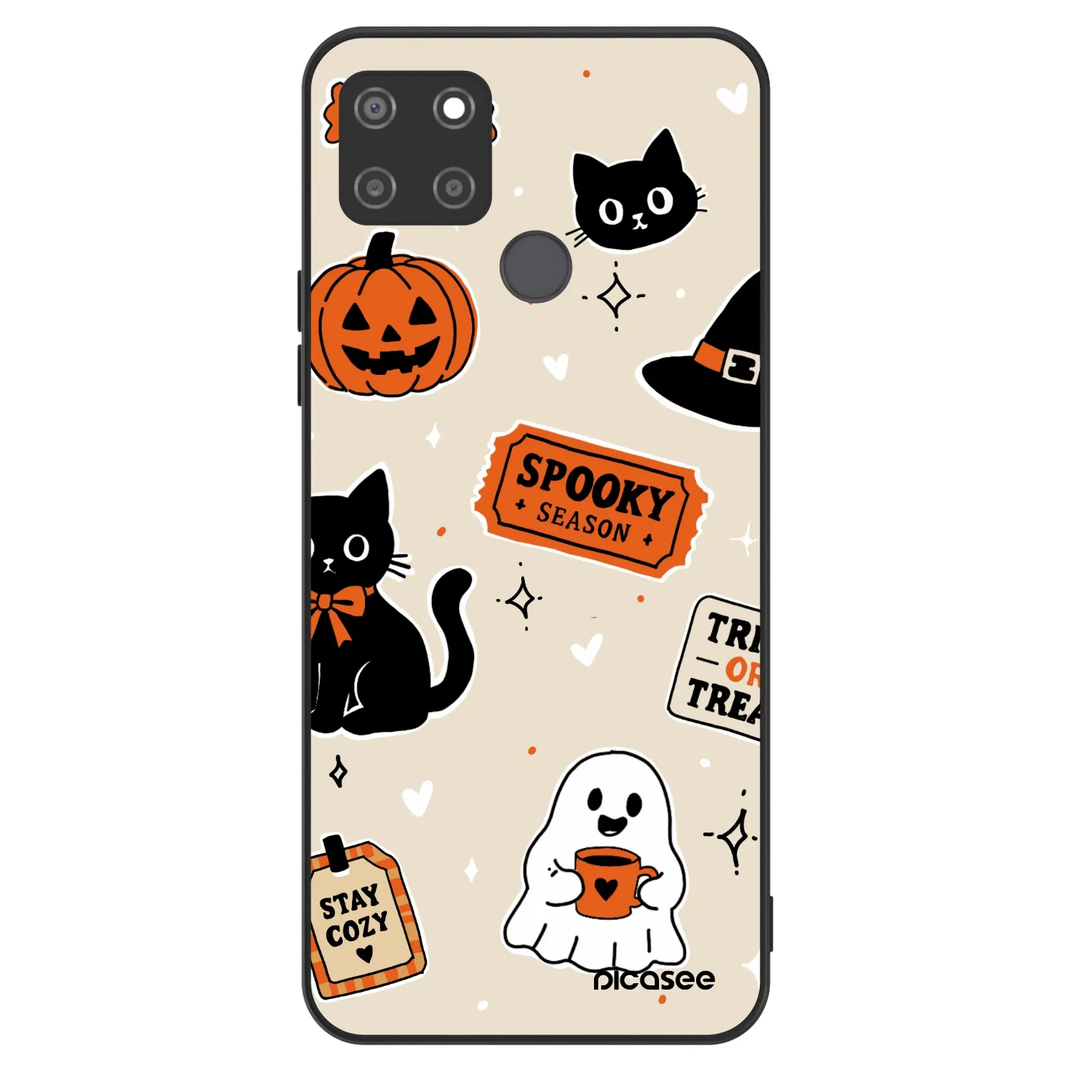 Picasee ULTIMATE CASE na Realme C21Y - Halloween stickers