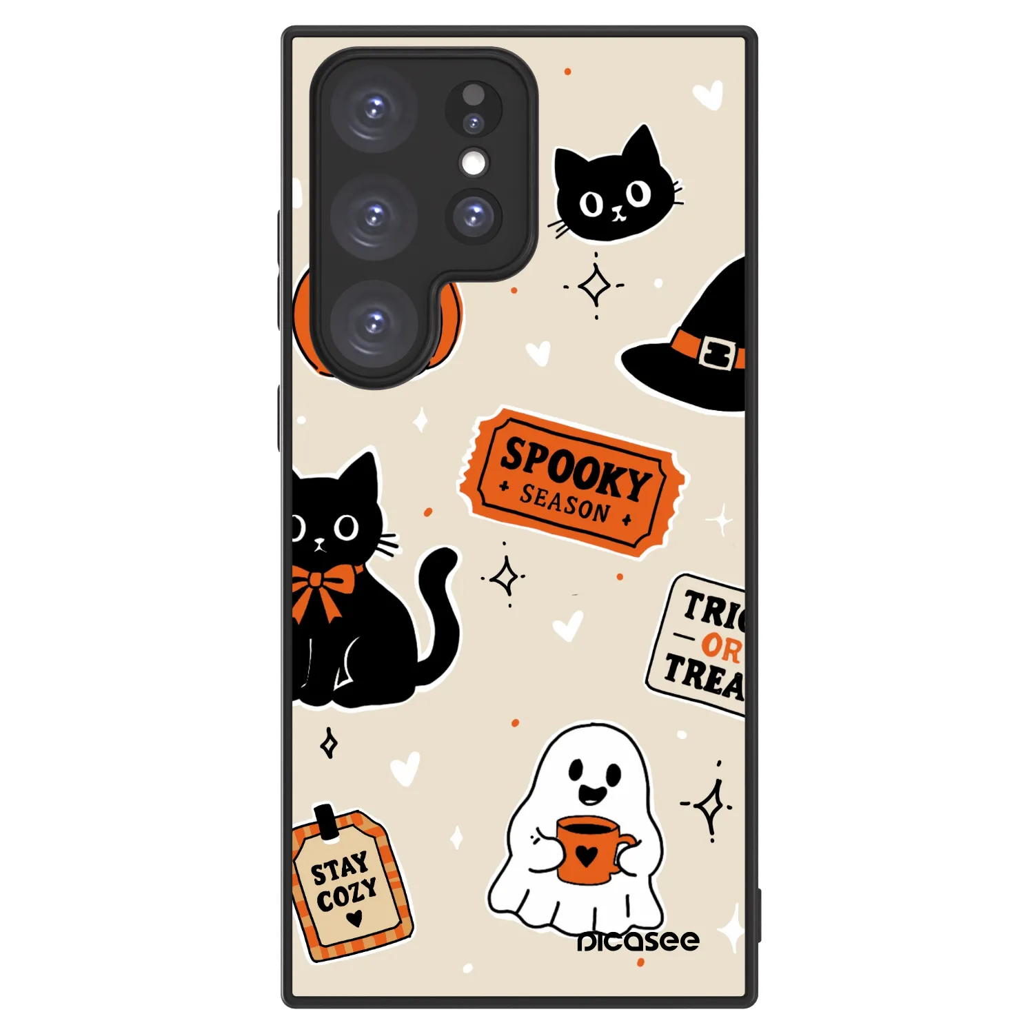 Picasee ULTIMATE CASE na Samsung Galaxy S23 Ultra 5G - Halloween stickers