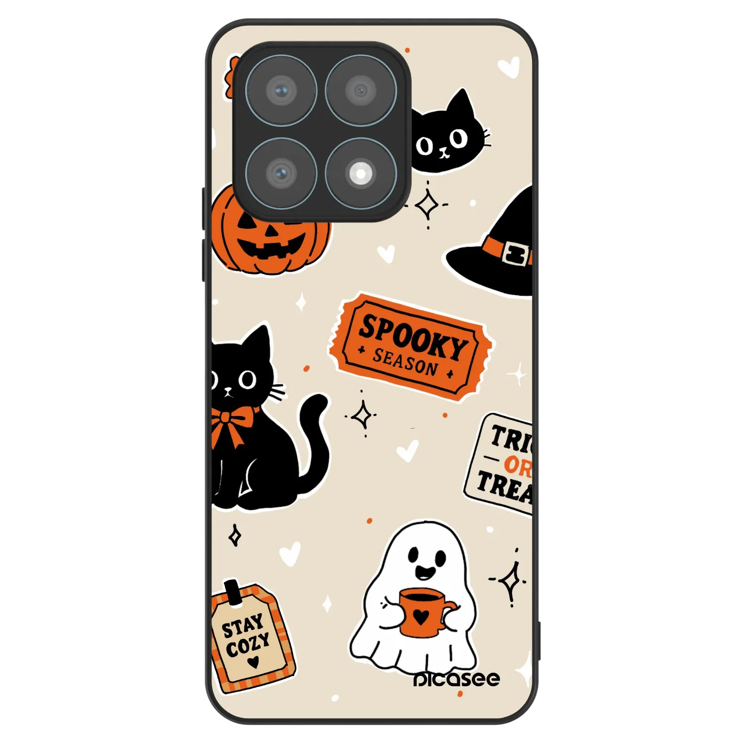 Picasee ULTIMATE CASE na Honor X8a - Halloween stickers