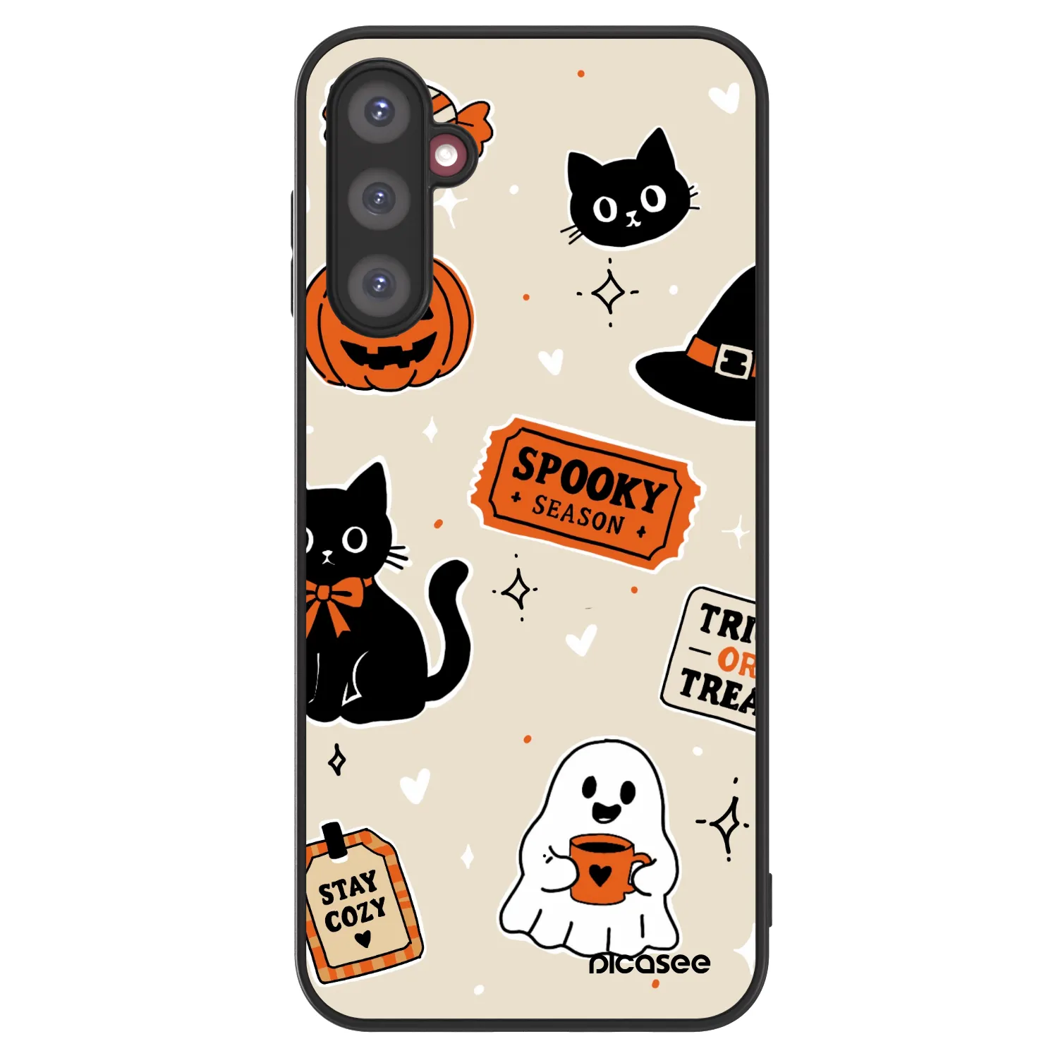 Picasee ULTIMATE CASE na Samsung Galaxy A14 4G A145R - Halloween stickers