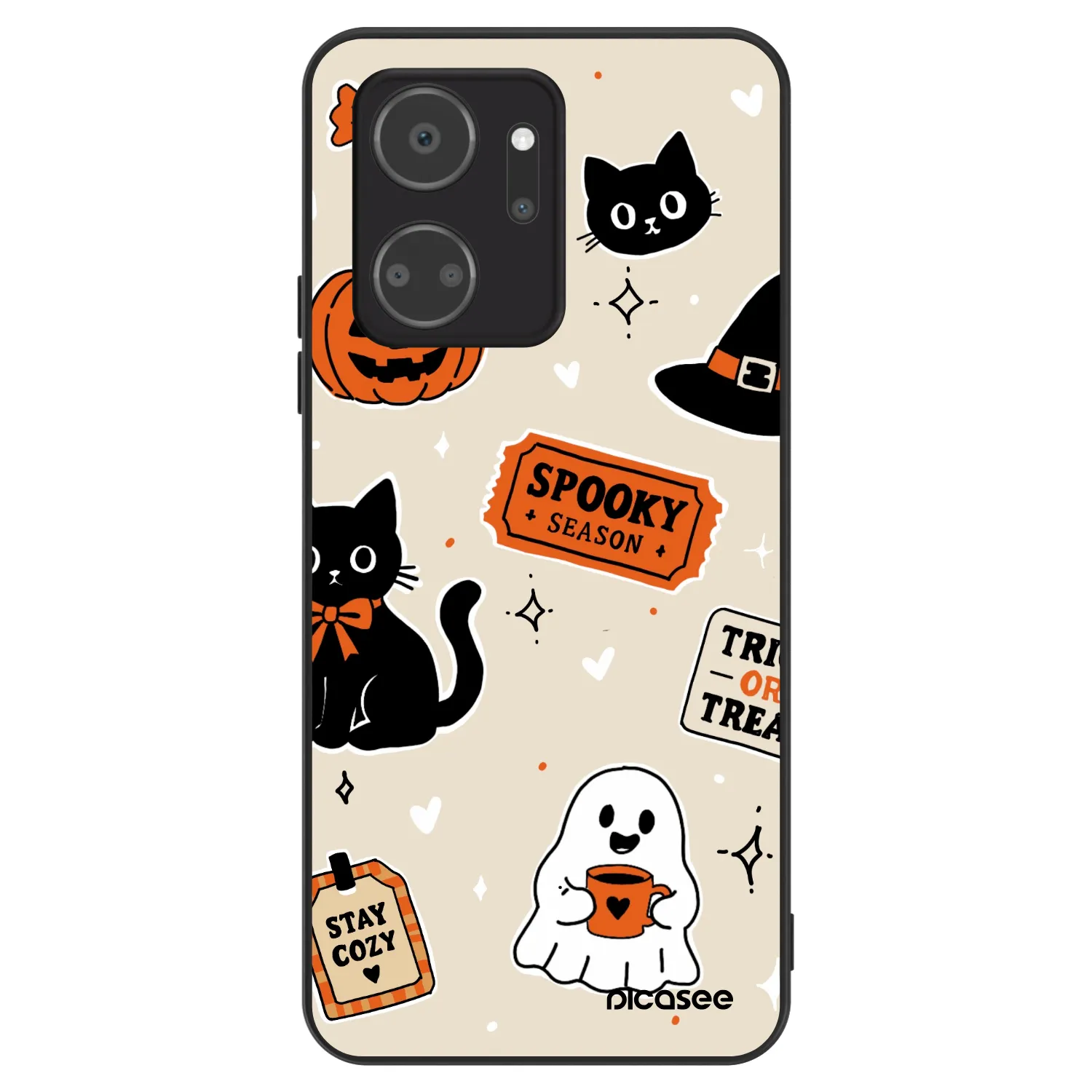 Picasee ULTIMATE CASE na Honor X7a - Halloween stickers