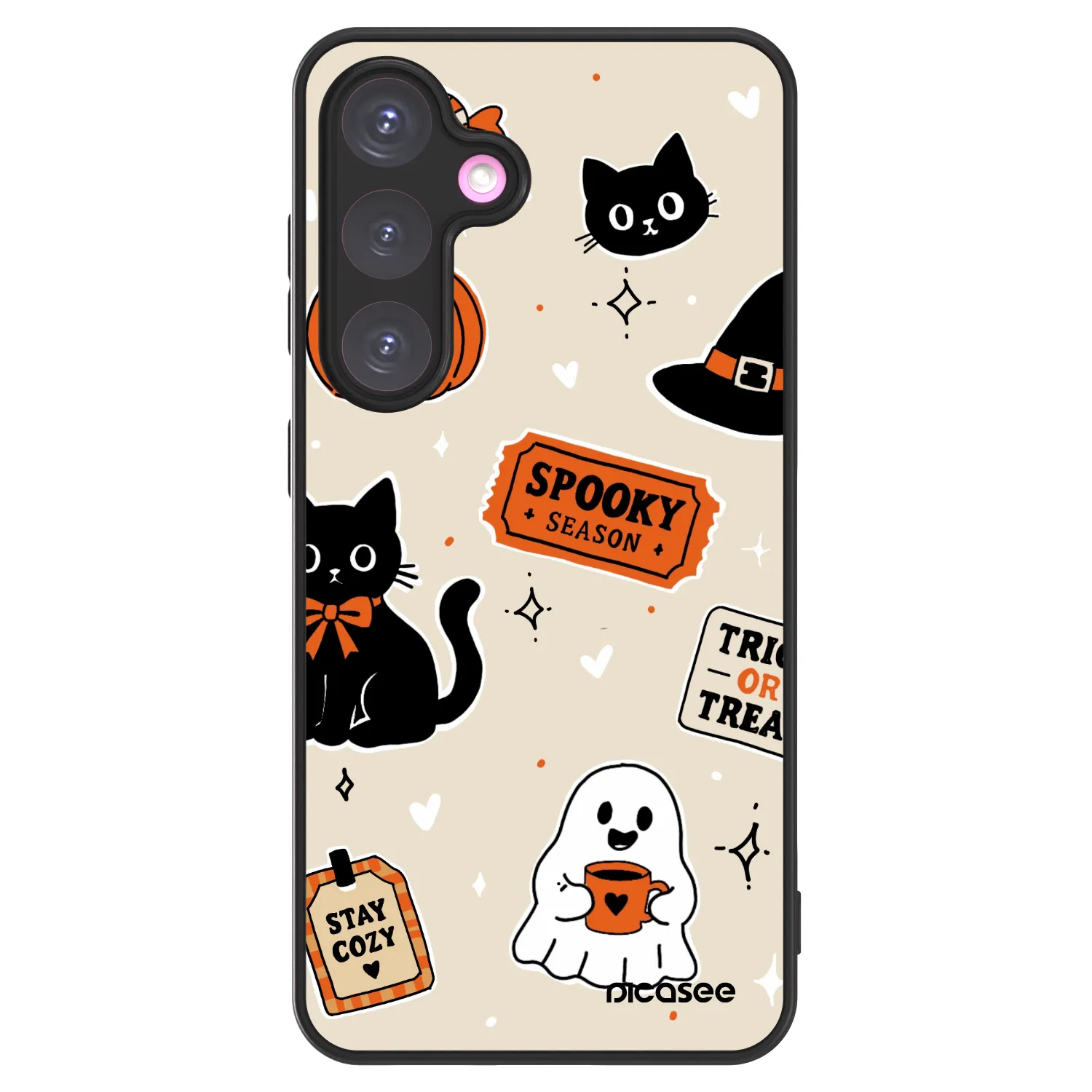 Picasee ULTIMATE CASE PowerShare pro Samsung Galaxy S24+ S926B 5G - Halloween stickers