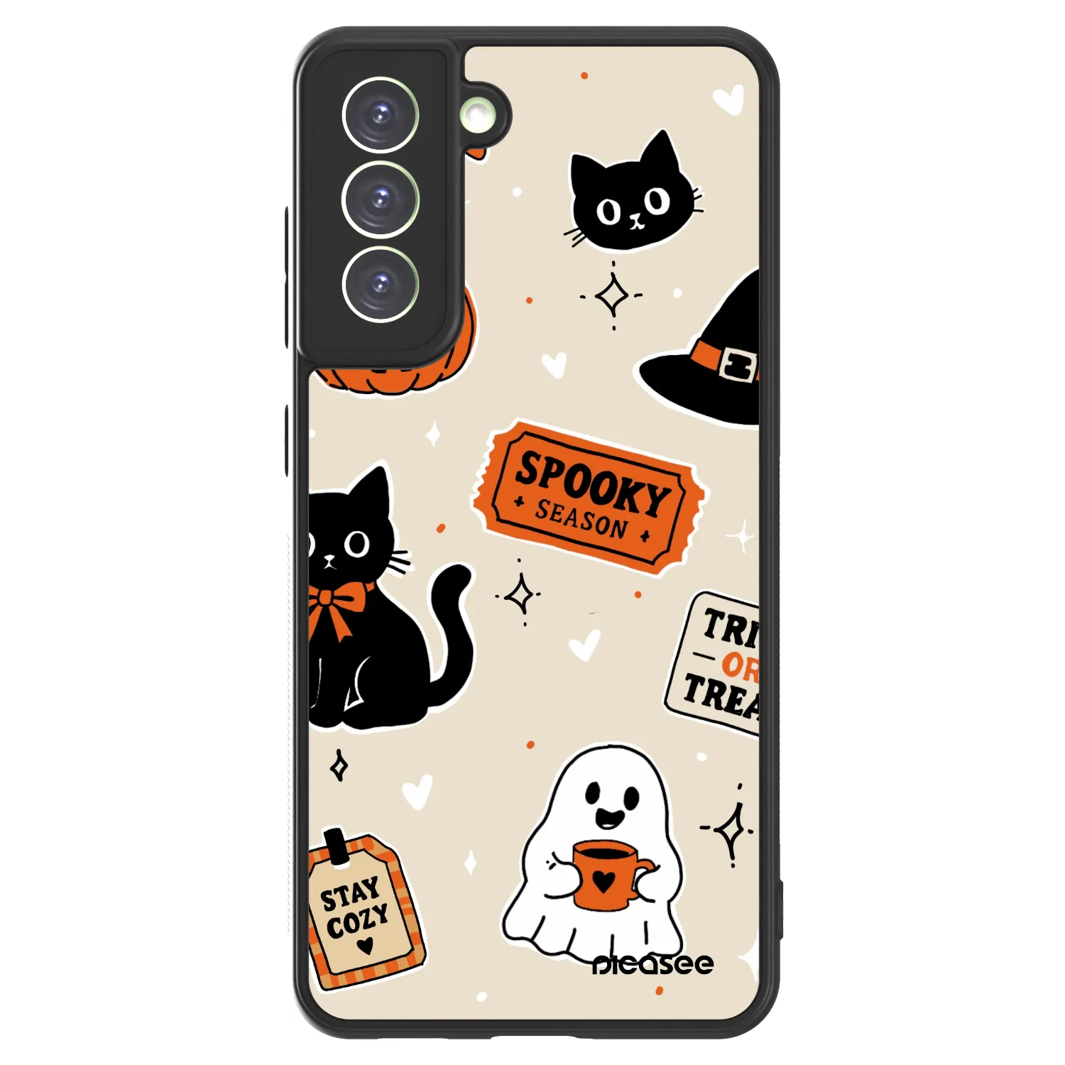 Picasee ULTIMATE CASE PowerShare pro Samsung Galaxy S21 FE 5G - Halloween stickers