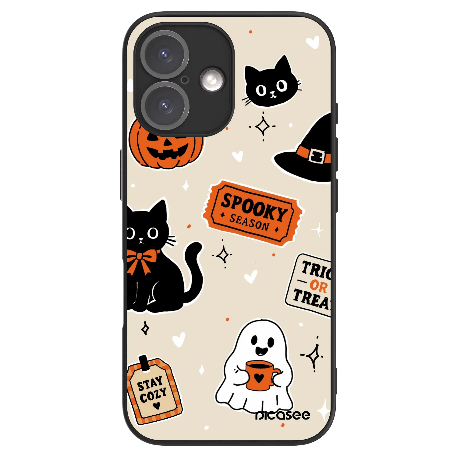 Picasee ULTIMATE CASE na Apple iPhone 16 - Halloween stickers