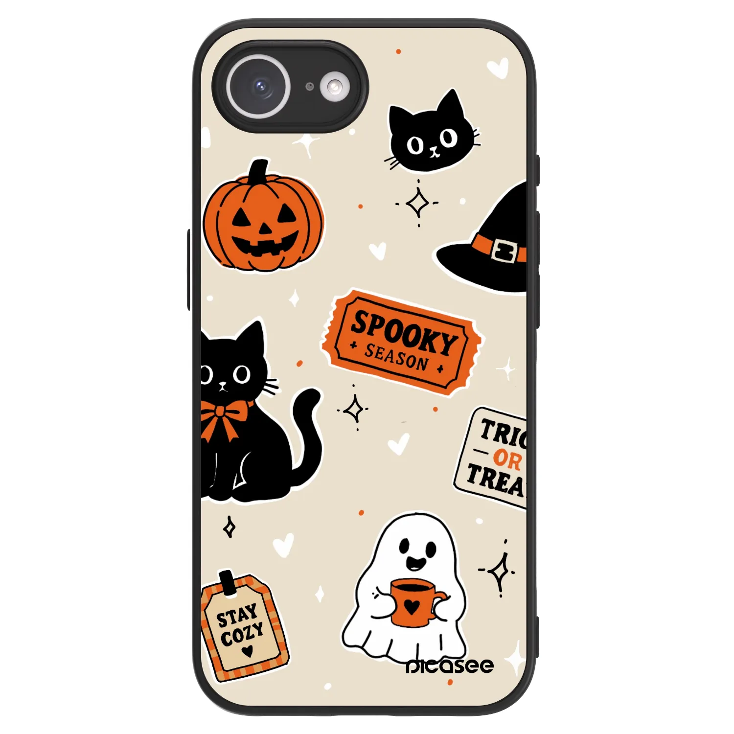 Picasee ULTIMATE CASE na Apple iPhone 16e - Halloween stickers