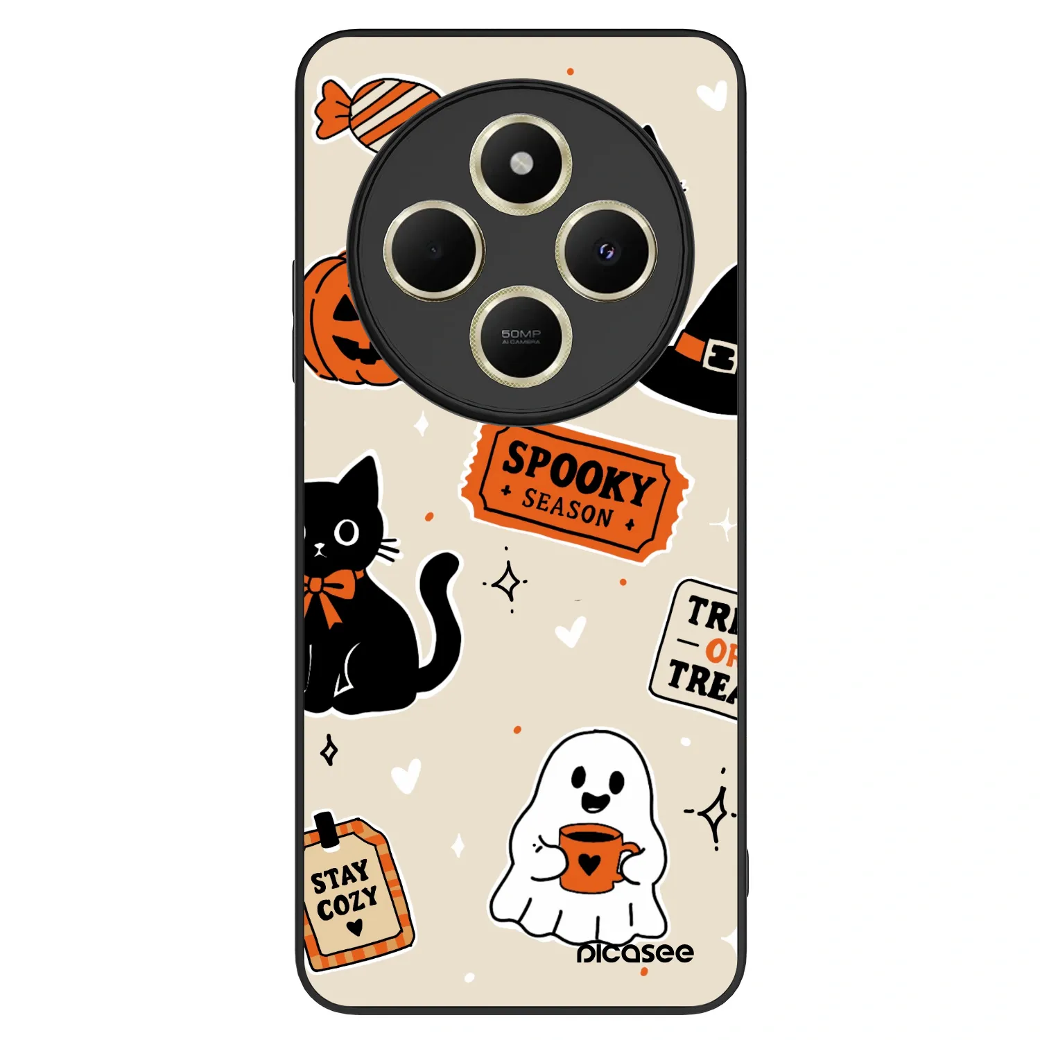 Picasee ULTIMATE CASE na Xiaomi Redmi 14C - Halloween stickers