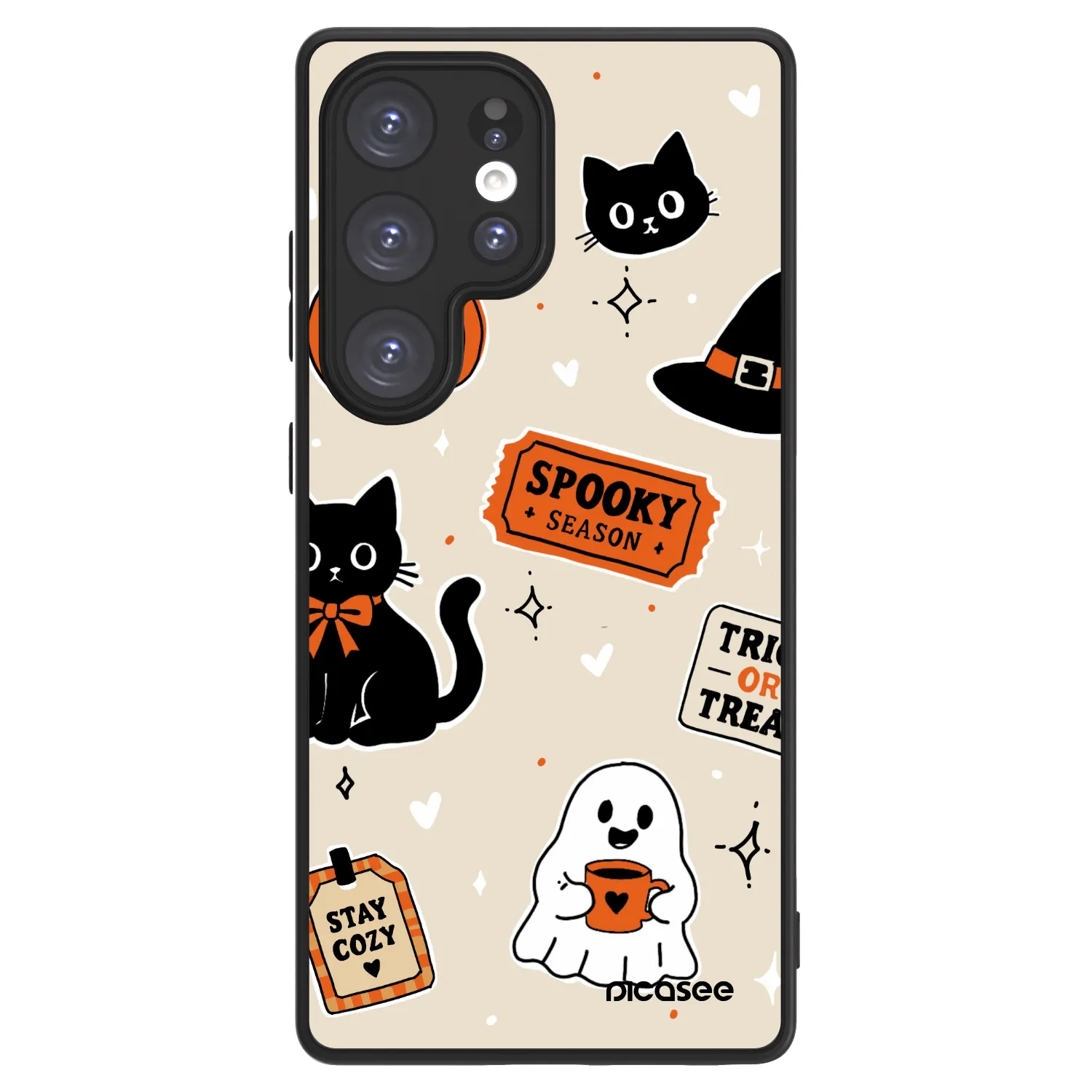 Picasee ULTIMATE CASE PowerShare pro Samsung Galaxy S25 Ultra 5G - Halloween stickers