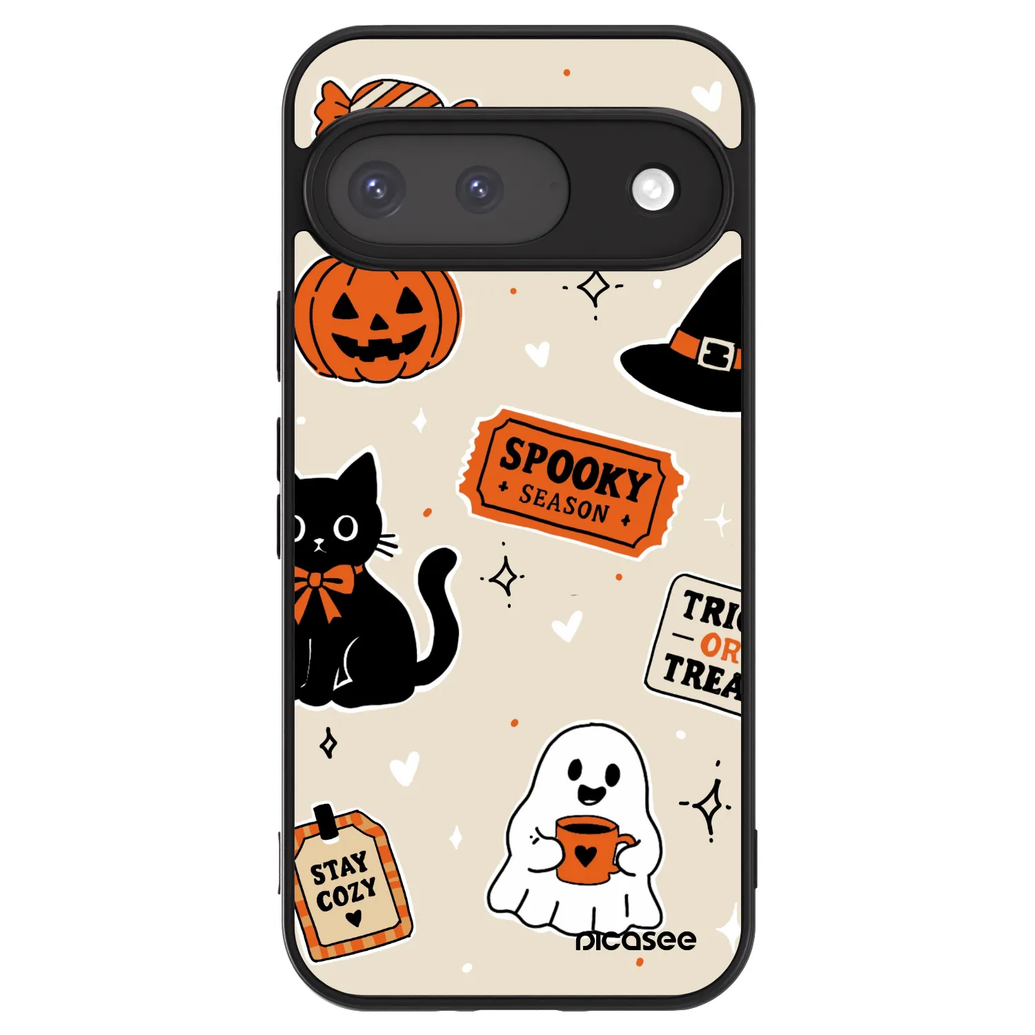 Picasee ULTIMATE CASE na Google Pixel 9 - Halloween stickers