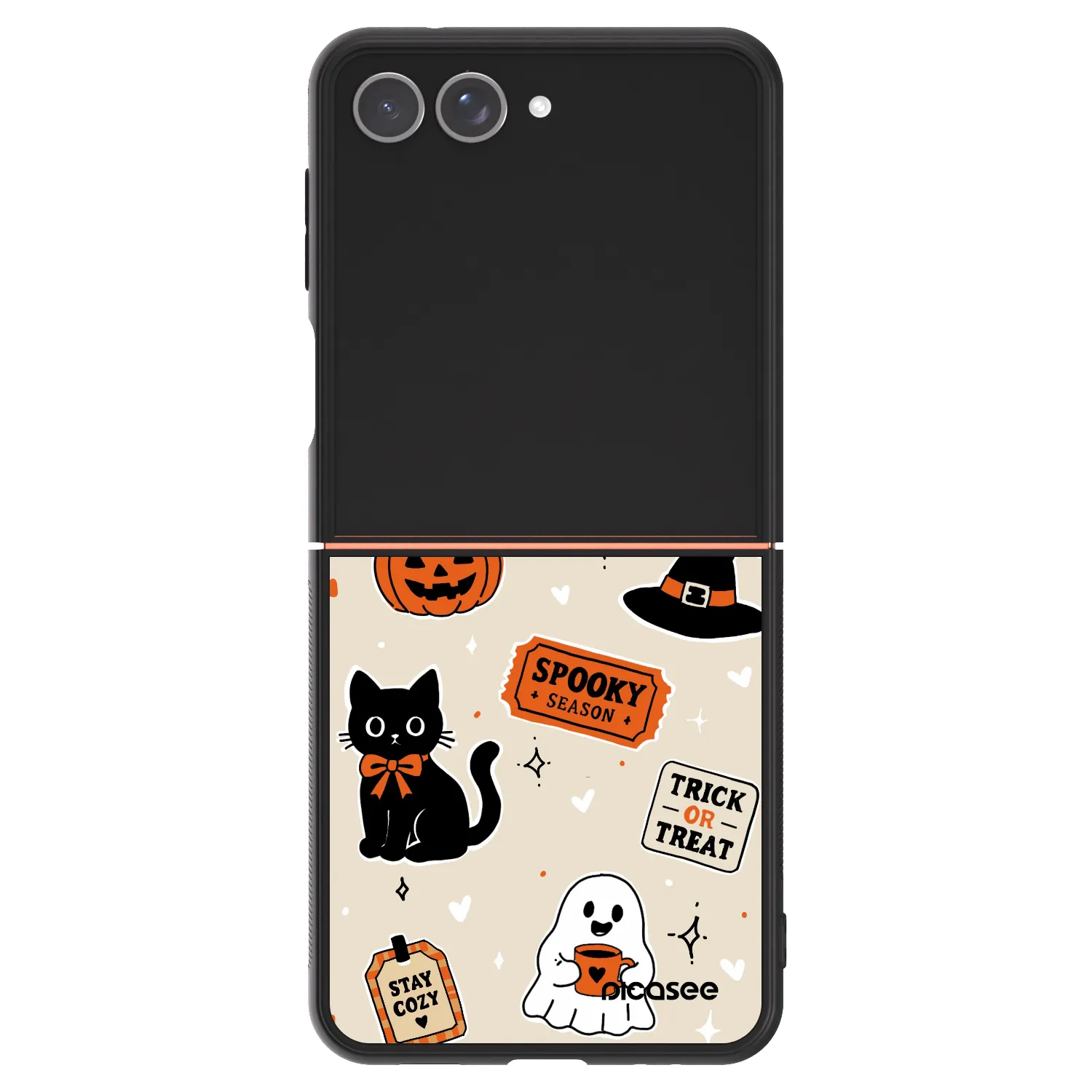 Picasee ULTIMATE CASE na Samsung Galaxy Z Flip7 5G - Halloween stickers