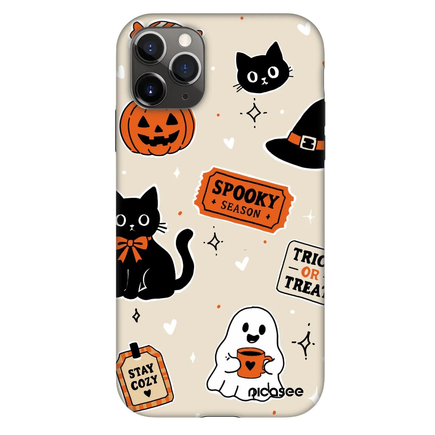 Picasee Fashion Case na Apple iPhone 11 Pro - Halloween stickers