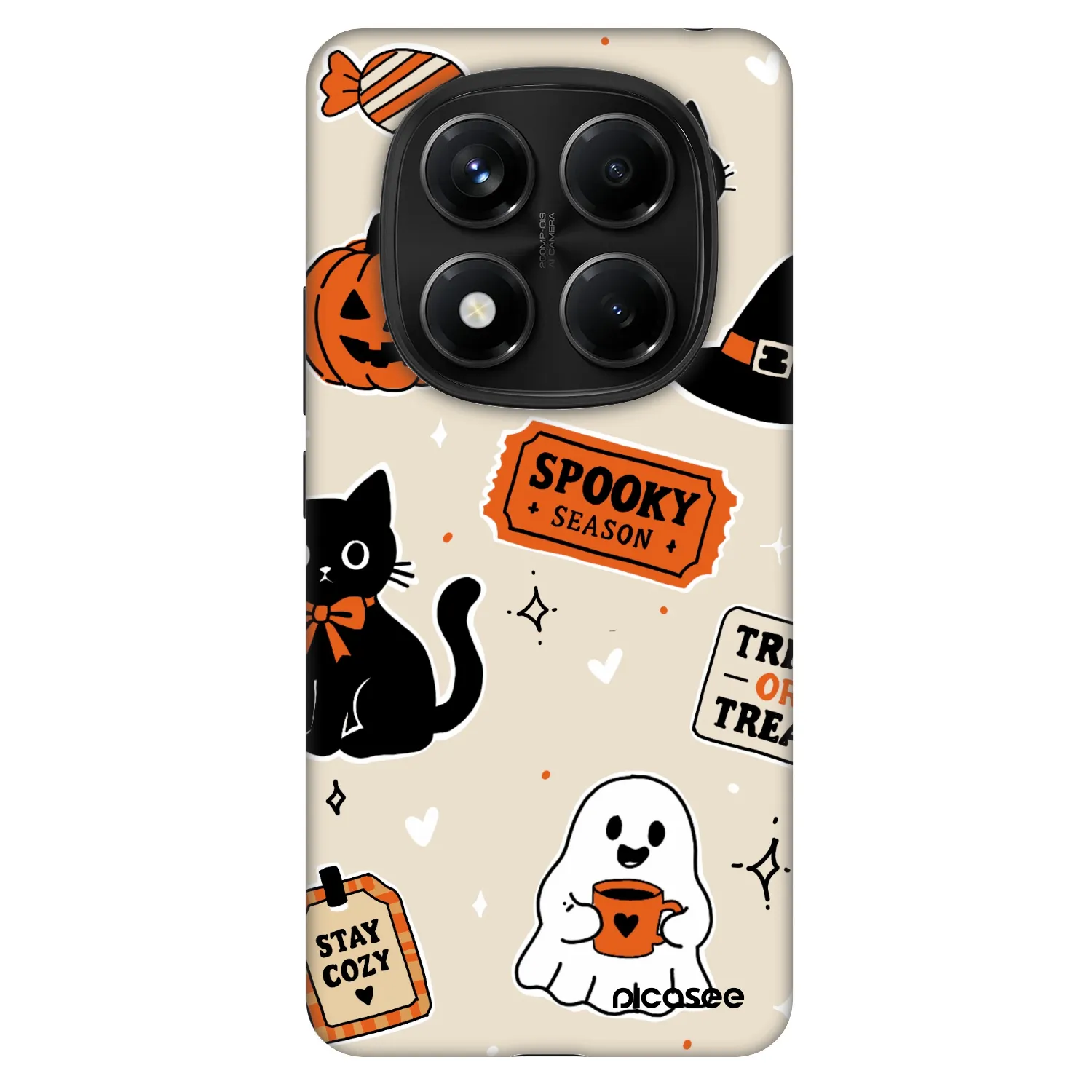 Picasee Fashion Case na Xiaomi Redmi Note 14 Pro 5G - Halloween stickers