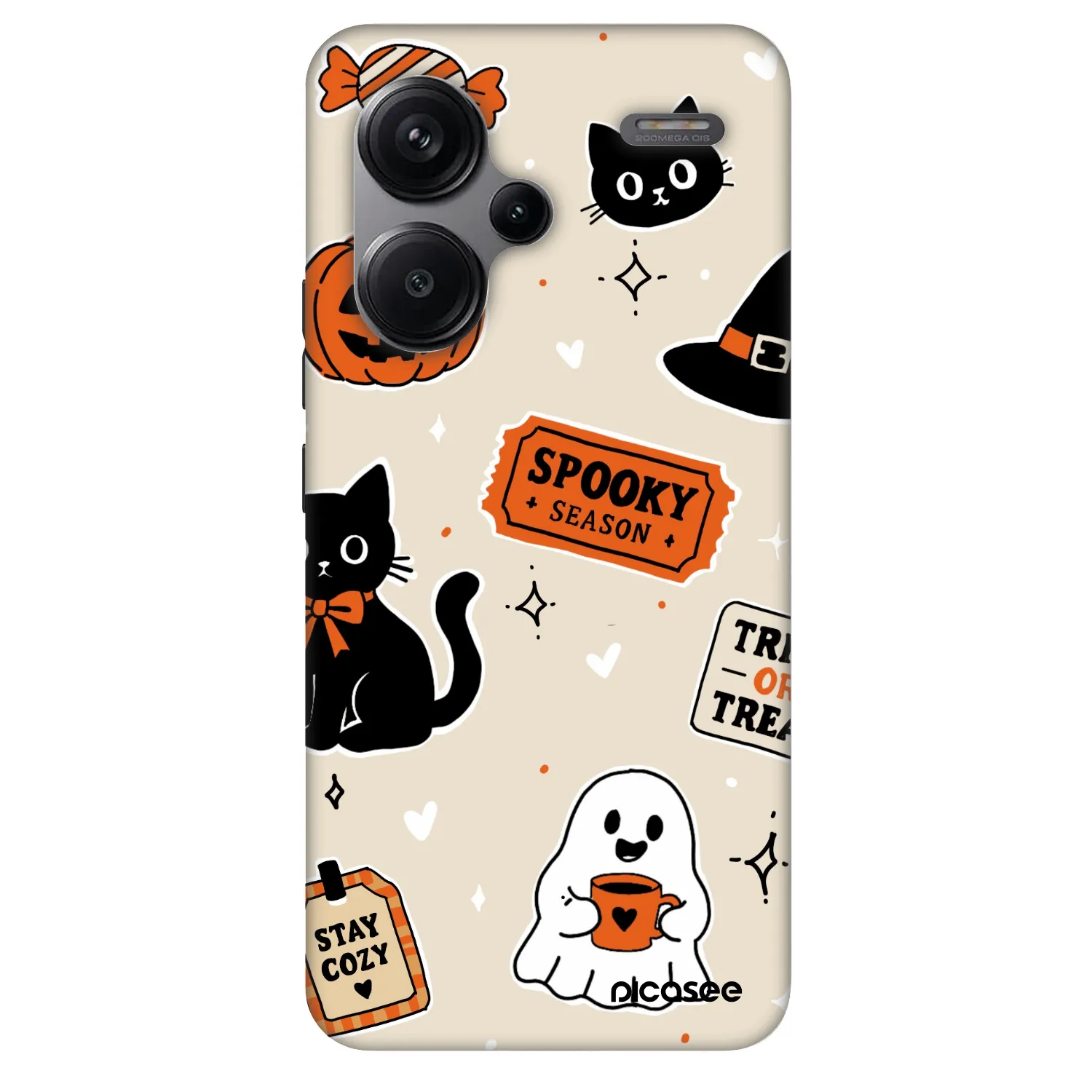 Picasee Fashion Case na Xiaomi Redmi Note 13 Pro+ 5G - Halloween stickers