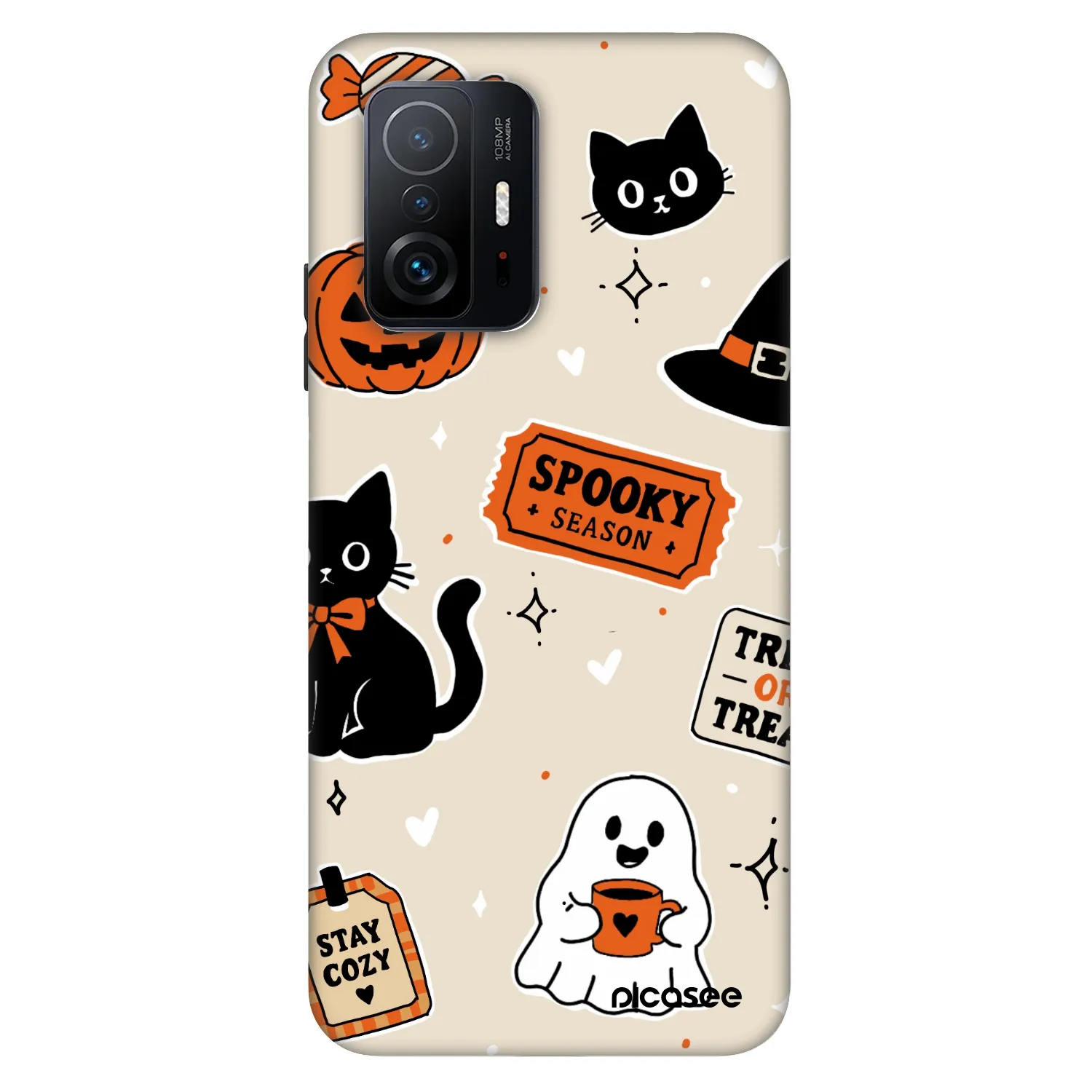 Picasee Fashion Case na Xiaomi 11T Pro - Halloween stickers