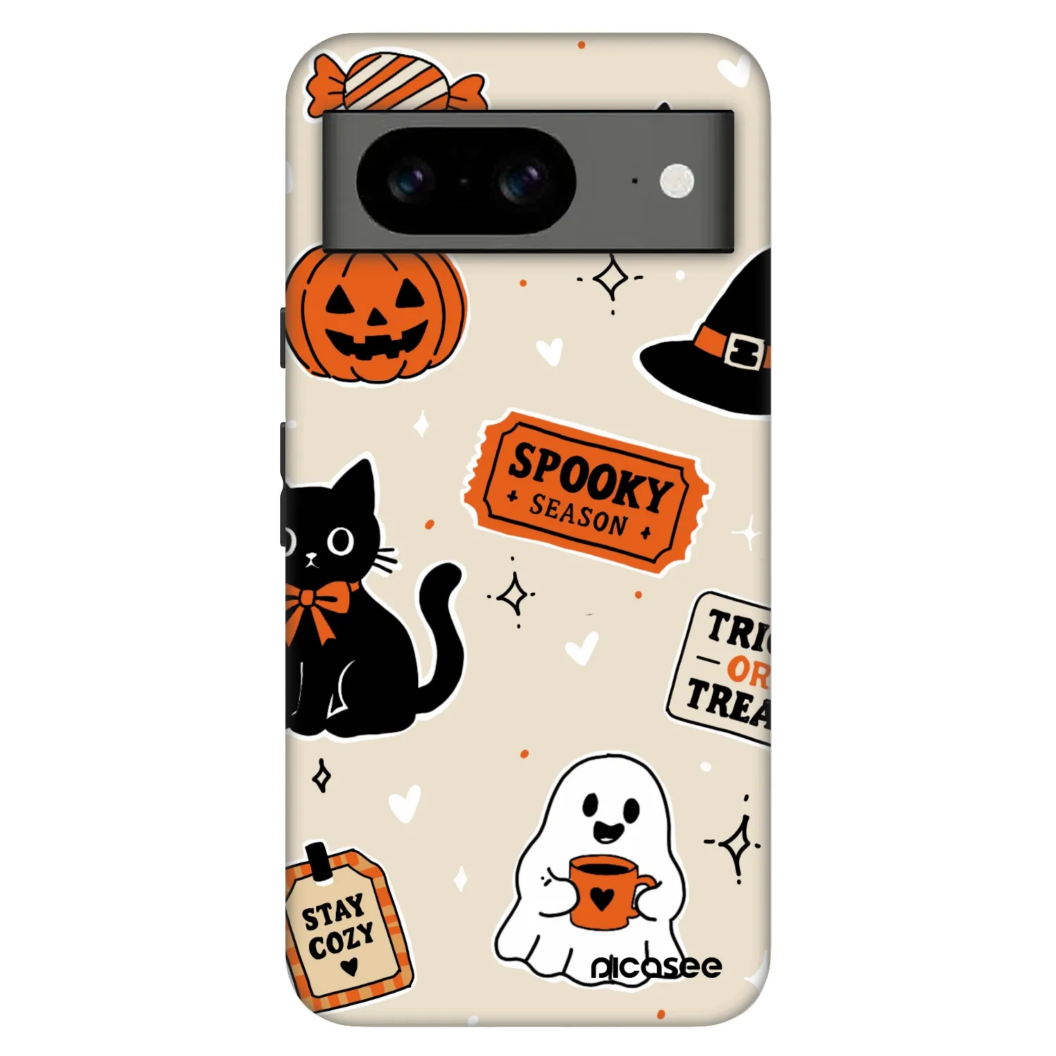 Picasee Fashion Case na Google Pixel 8 Pro - Halloween stickers