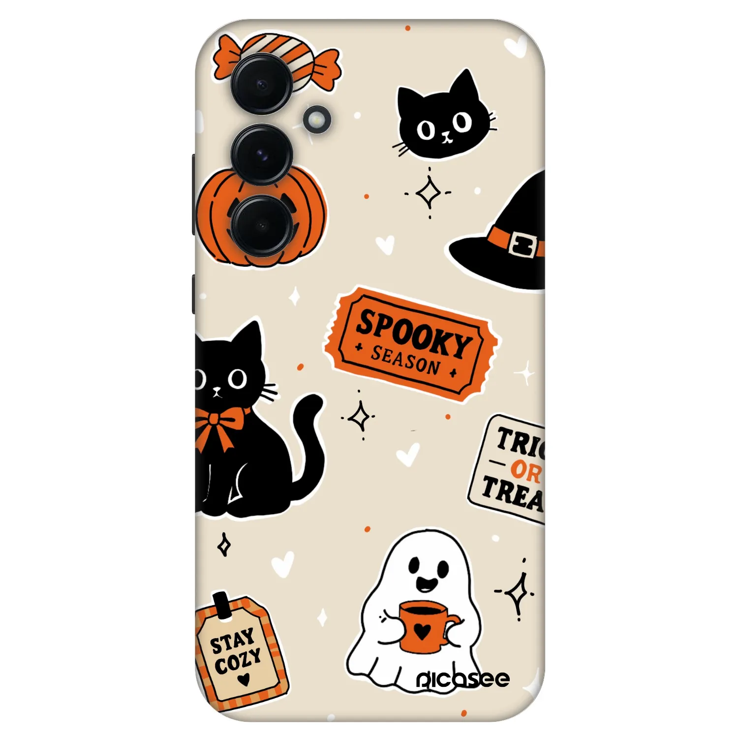 Picasee Fashion Case na Samsung Galaxy A55 5G A556B - Halloween stickers