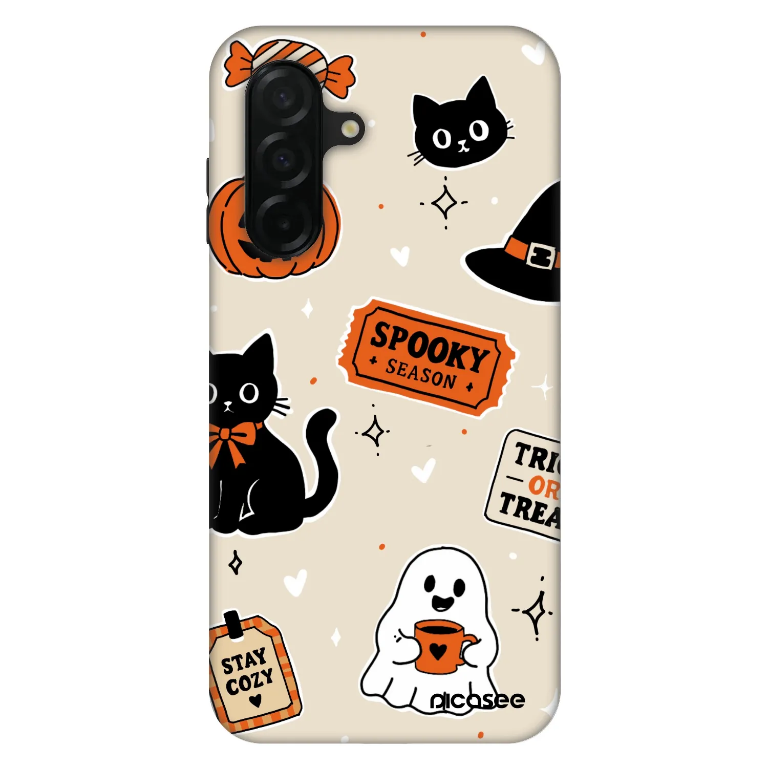 Picasee Fashion Case na Samsung Galaxy A26 5G A266B - Halloween stickers