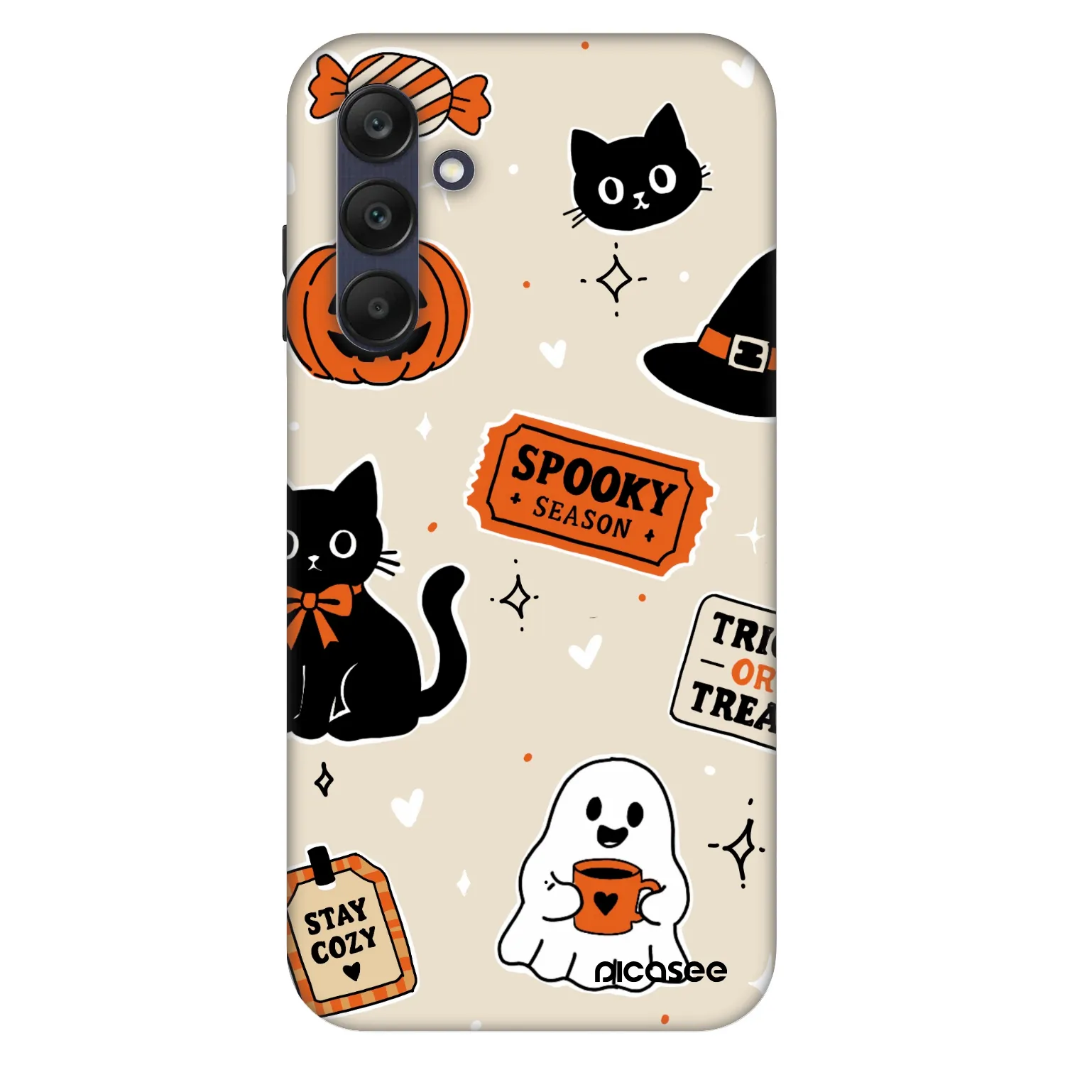 Picasee Fashion Case na Samsung Galaxy A25 A256B 5G - Halloween stickers