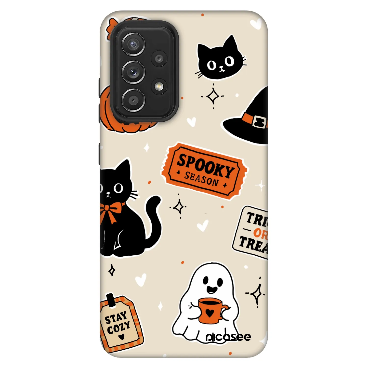 Picasee Fashion Case na Samsung Galaxy A52 5G A525F - Halloween stickers