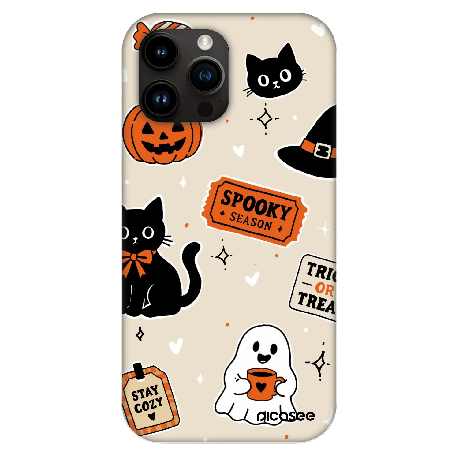 Picasee Fashion Case MagSafe na Apple iPhone 13 Pro Max - Halloween stickers