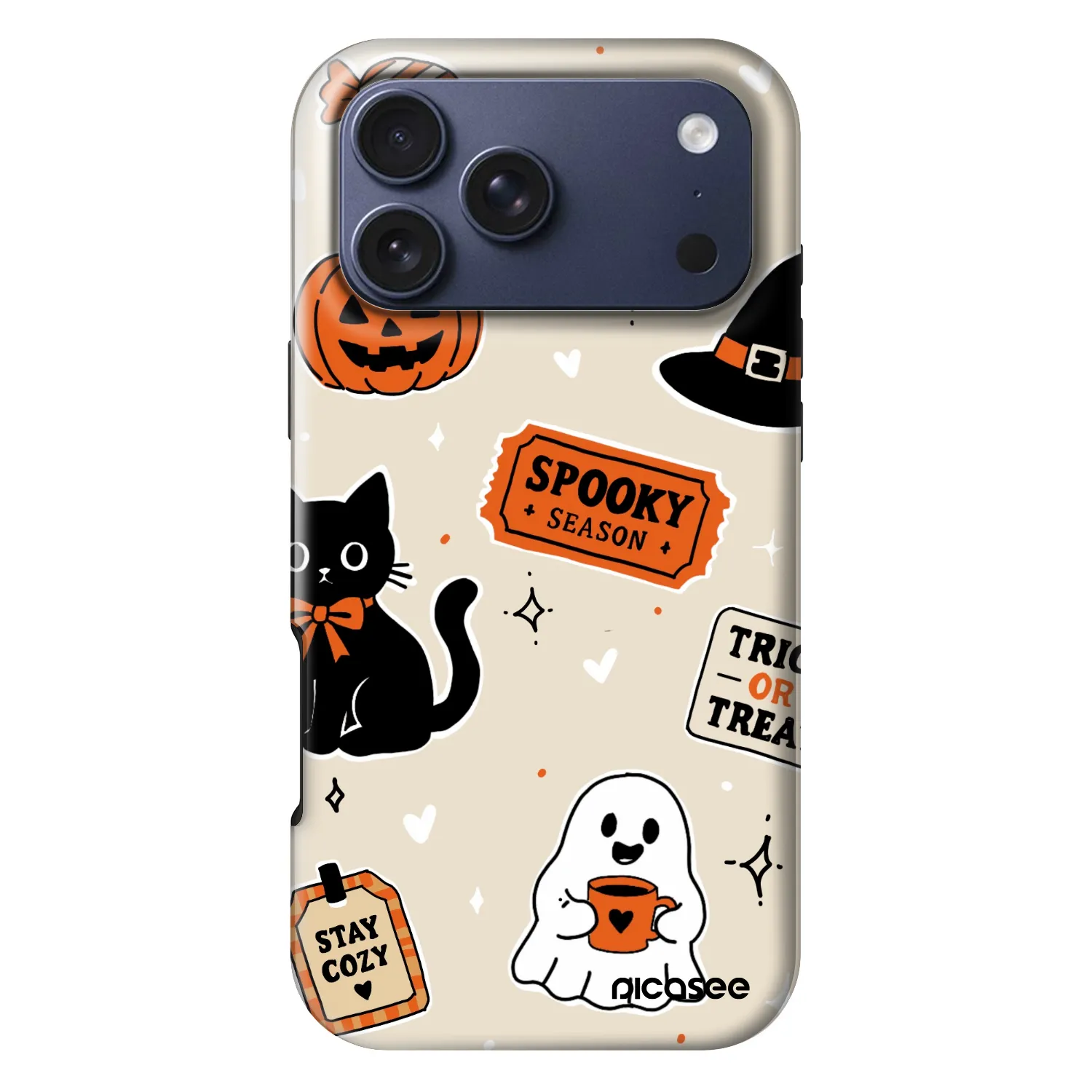 Picasee Fashion Case MagSafe na Apple iPhone 17 Pro Max - Halloween stickers