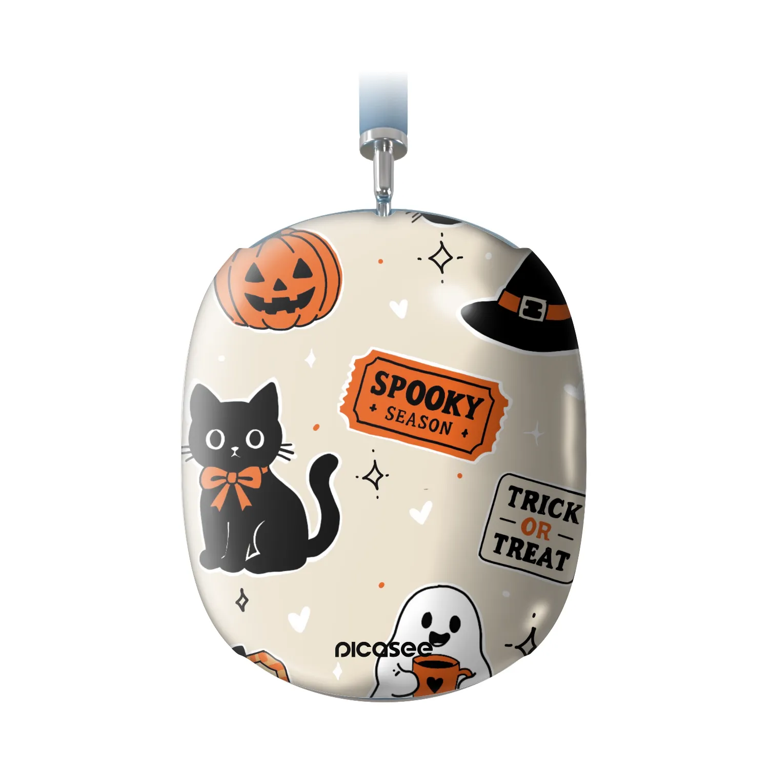 Picasee Obal pro Apple AirPods Max - Halloween stickers