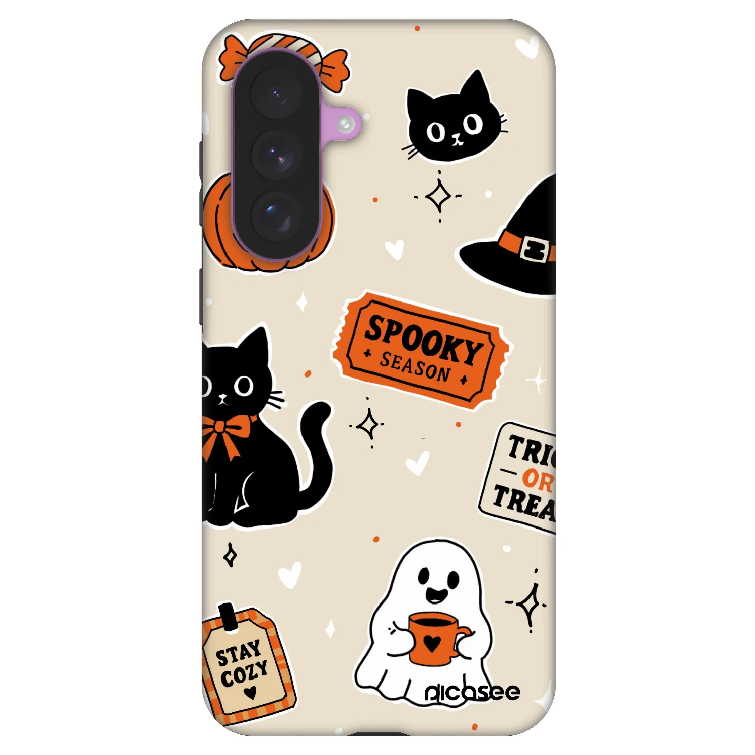 Picasee Fashion Case na Samsung Galaxy A57 5G - Halloween stickers