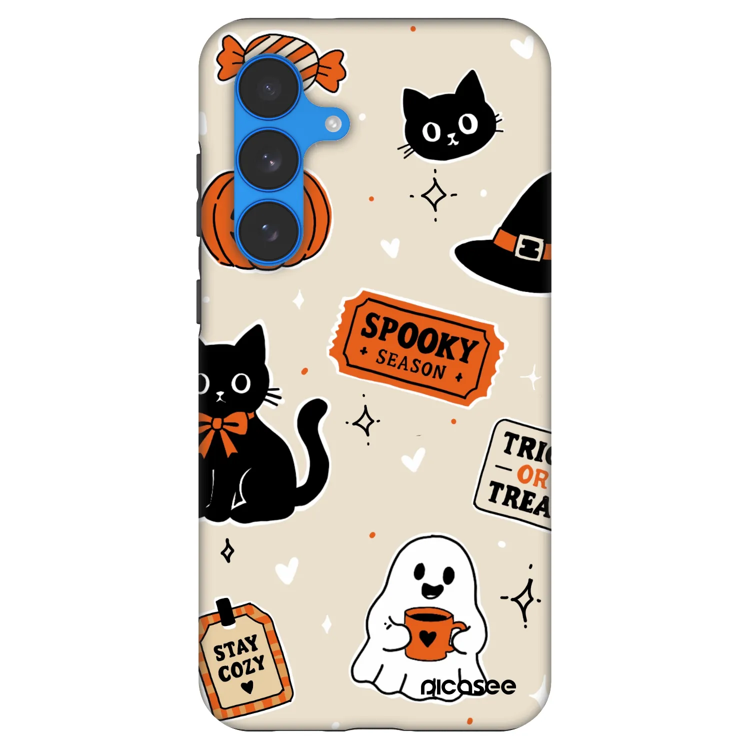 Picasee Fashion Case na Samsung Galaxy S25 FE 5G - Halloween stickers