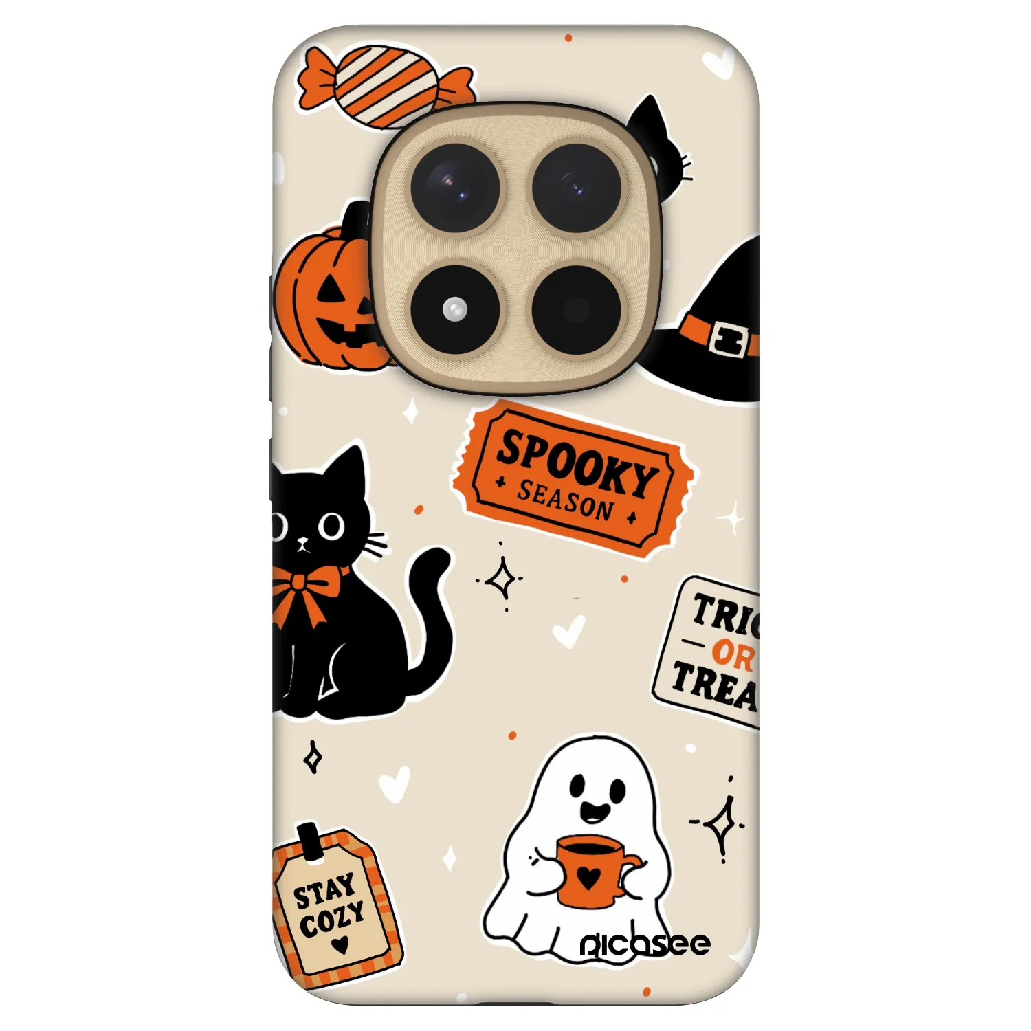 Picasee Fashion Case na Xiaomi Redmi Note 15 Pro+ - Halloween stickers