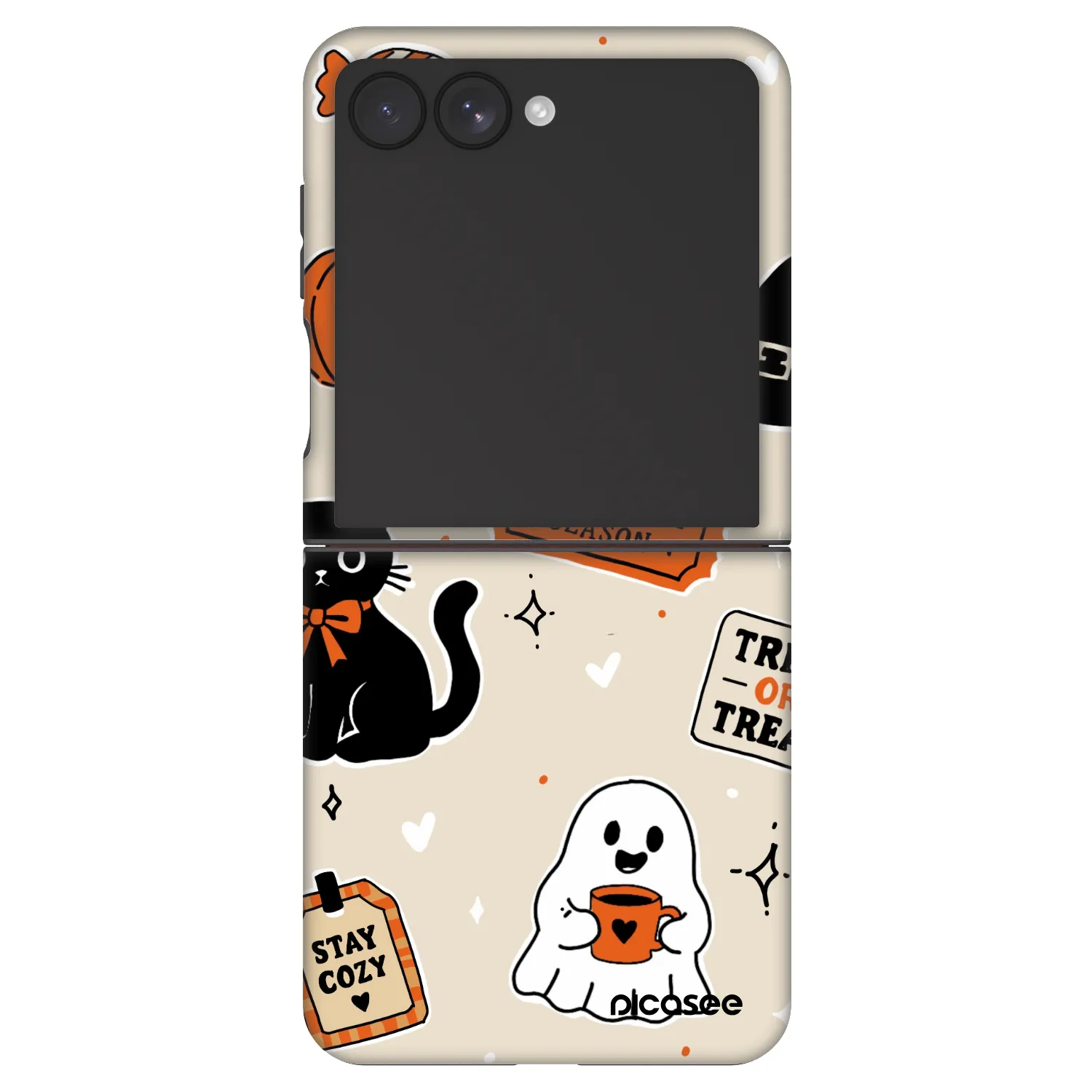 Picasee Fashion Case na Samsung Galaxy Z Flip7 5G - Halloween stickers