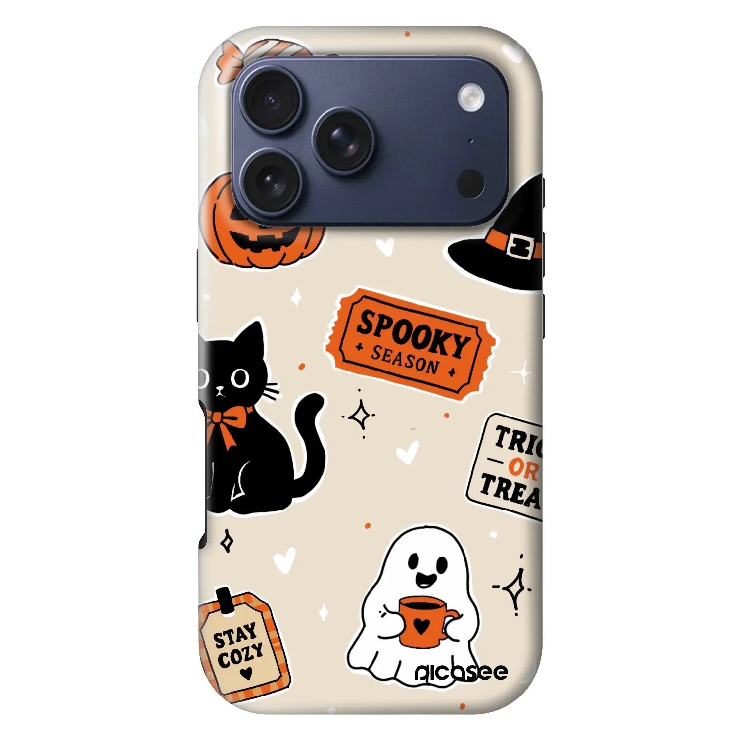 Picasee Fashion Case MagSafe na Apple iPhone 18 Pro - Halloween stickers