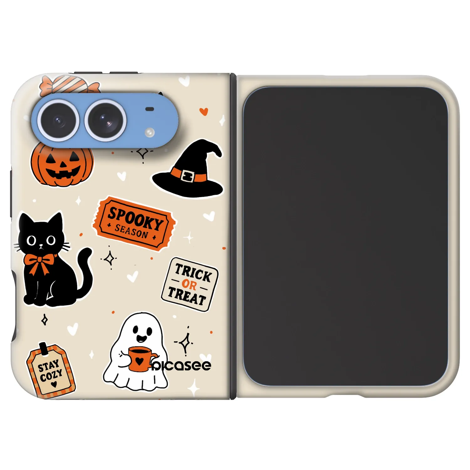 Picasee Fashion Case MagSafe na Apple iPhone Duo - Halloween stickers