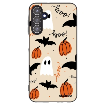 Picasee silikonowe czarne etui na Samsung Galaxy A15 A155F 4G - Halloween 26