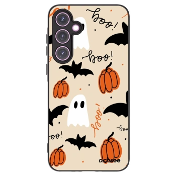 Picasee silikonowe czarne etui na Samsung Galaxy A35 5G A356B - Halloween 26