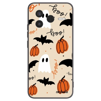 Picasee silikonowe czarne etui na Xiaomi Poco F7 Pro 5G - Halloween 26