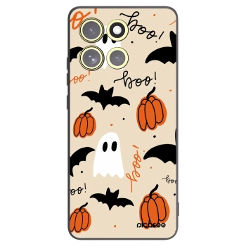 Picasee silikonowe czarne etui na Motorola Moto G86 Power 5G - Halloween 26