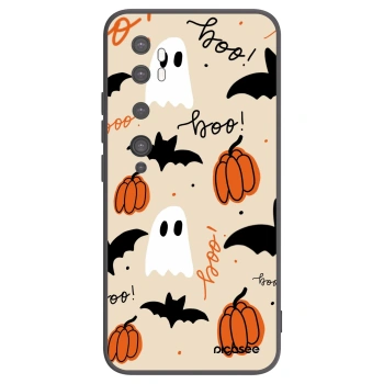 Picasee silikonowe czarne etui na Xiaomi Mi Note 10 (Pro) - Halloween 26