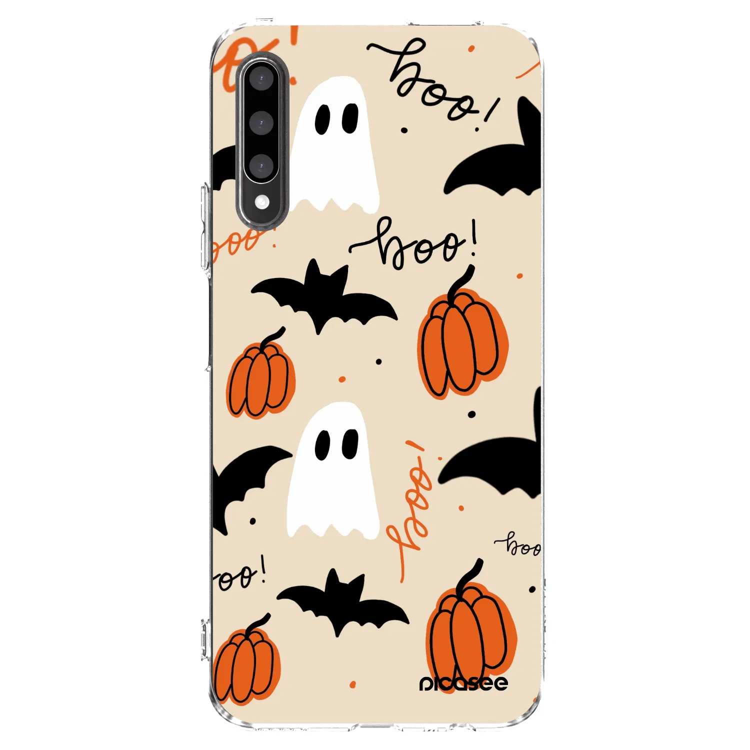 Picasee silikonowe przeźroczyste etui na Honor 9X Pro - Halloween 26