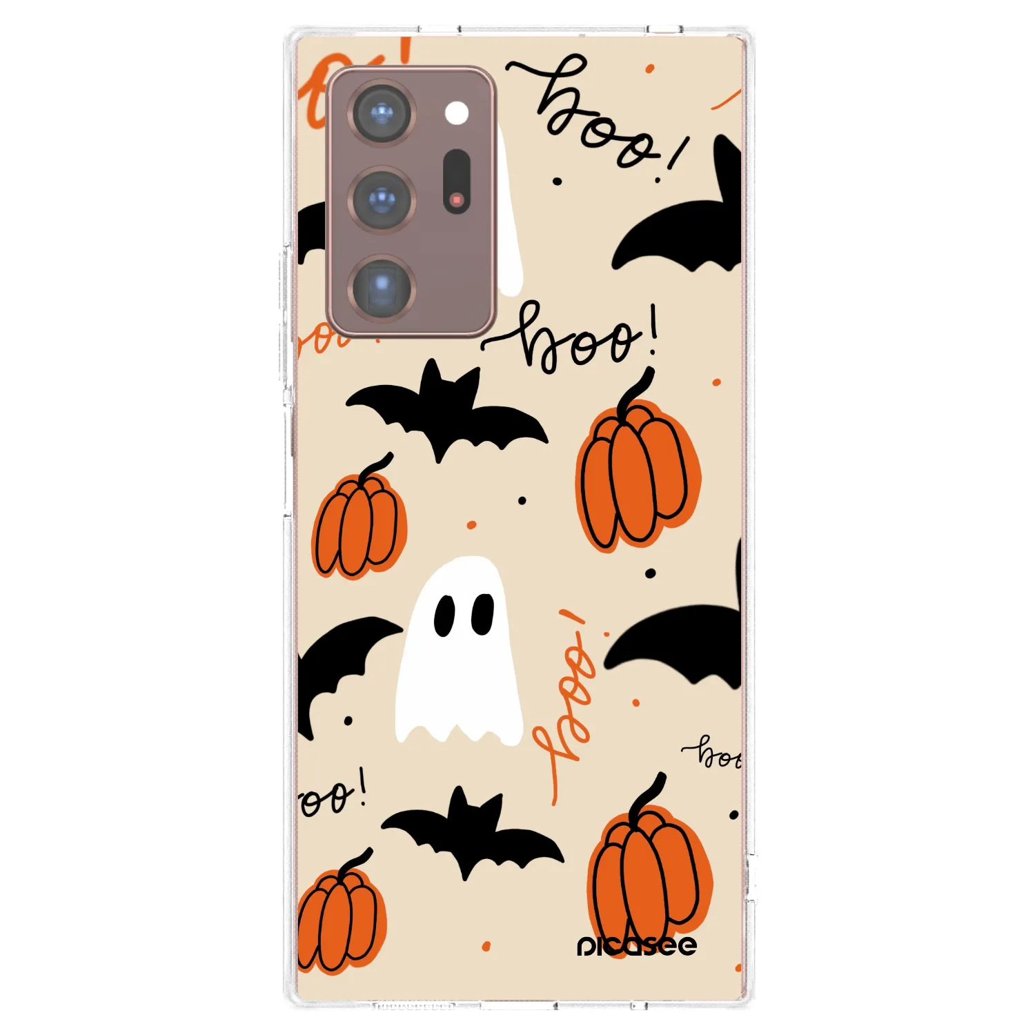 Picasee silikonowe przeźroczyste etui na Samsung Galaxy Note 20 Ultra - Halloween 26