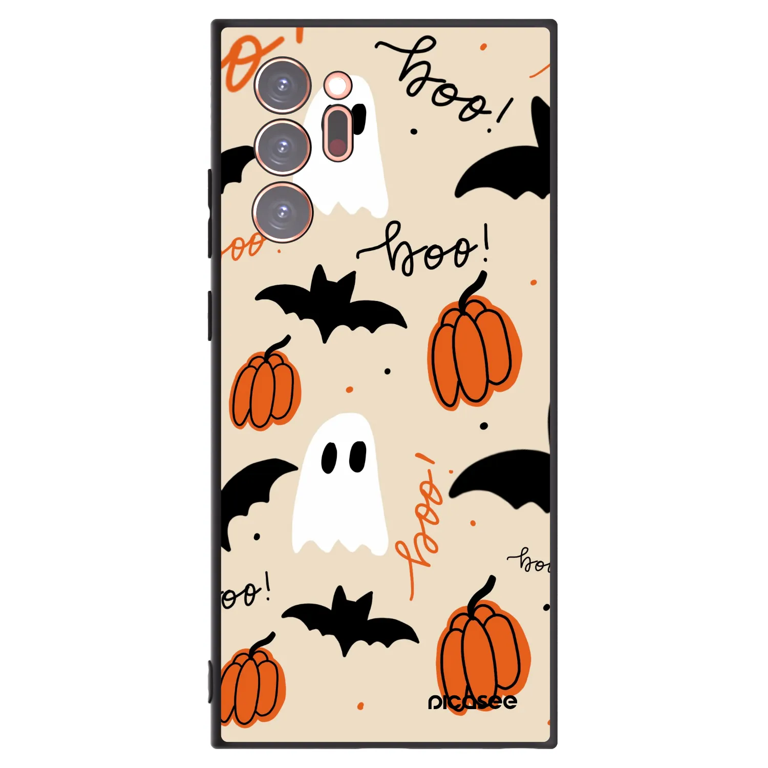 Picasee silikonowe czarne etui na Samsung Galaxy Note 20 Ultra - Halloween 26
