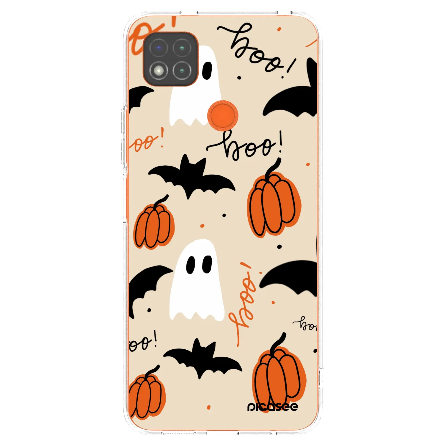 Picasee silikonowe przeźroczyste etui na Xiaomi Redmi 9C - Halloween 26