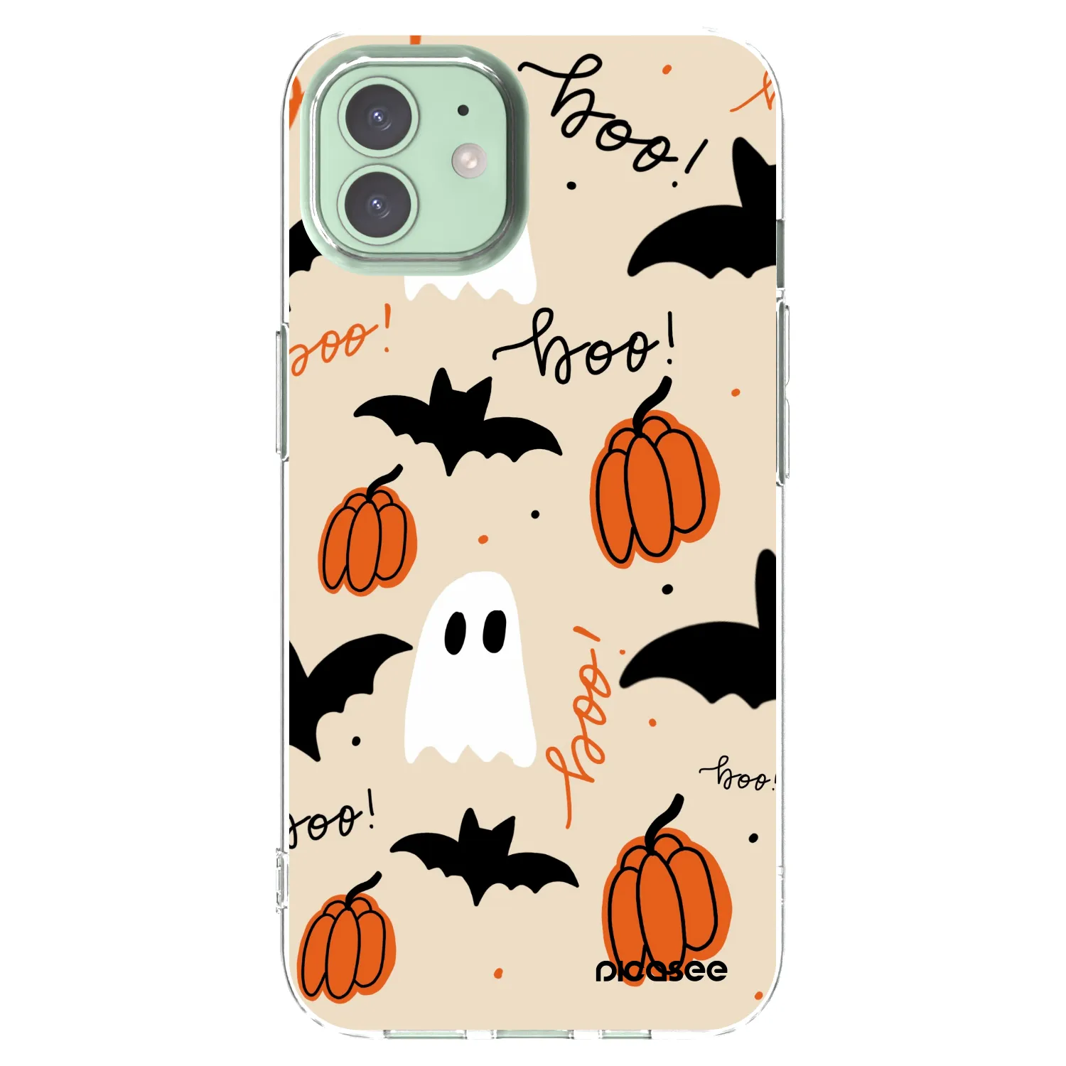 Picasee silikonowe przeźroczyste etui na Apple iPhone 12 - Halloween 26