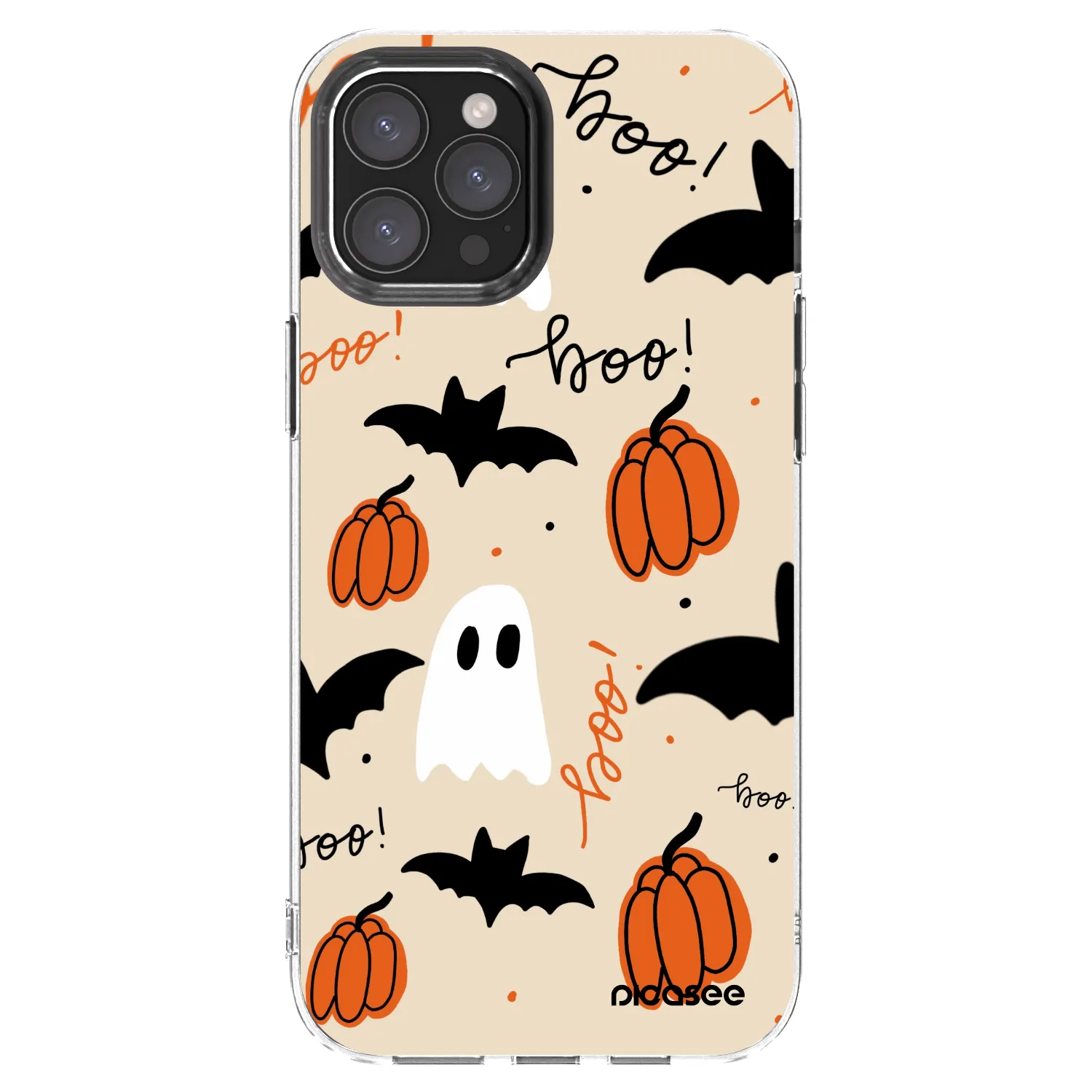 Picasee silikonowe przeźroczyste etui na Apple iPhone 12 Pro Max - Halloween 26