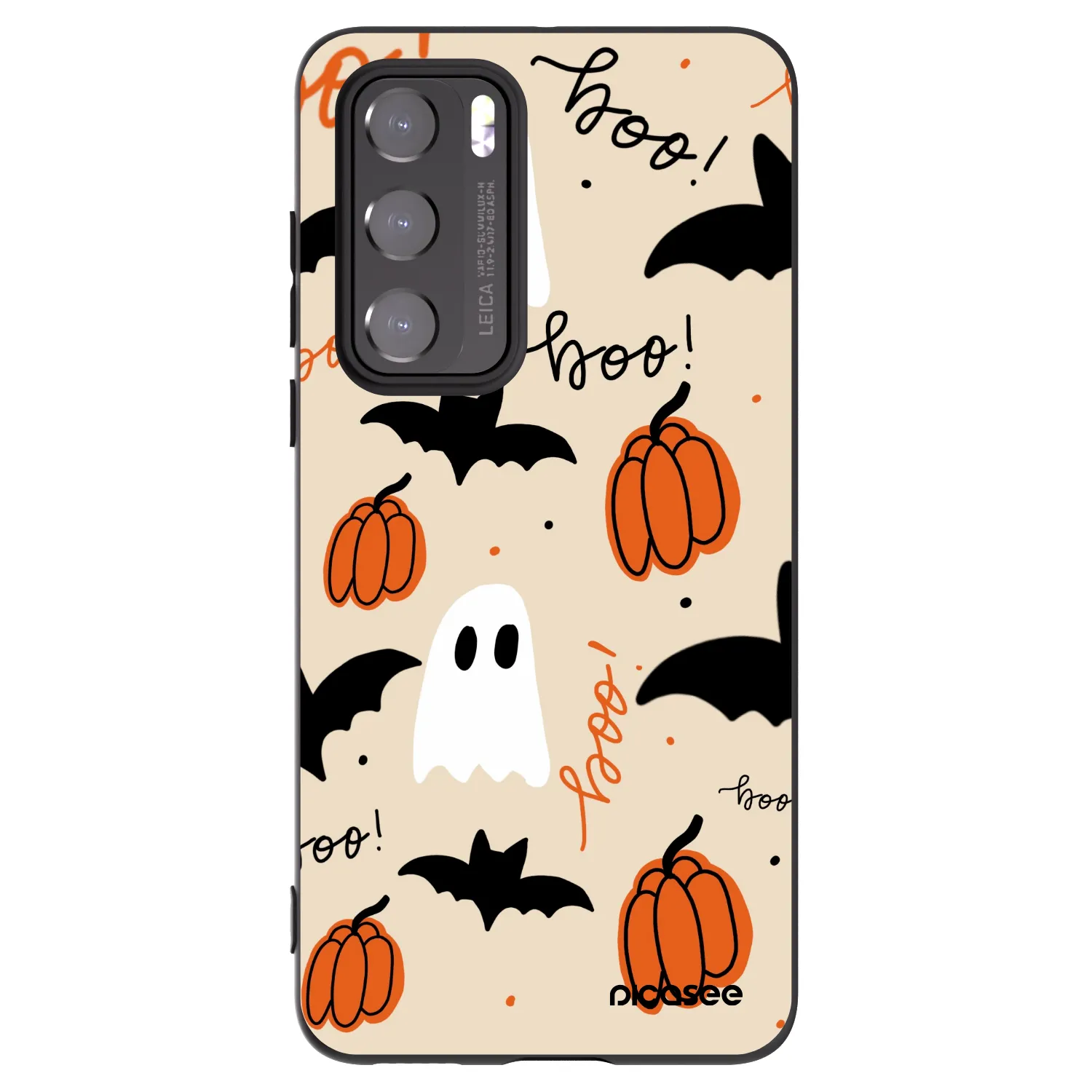 Picasee silikonowe czarne etui na Huawei P40 - Halloween 26