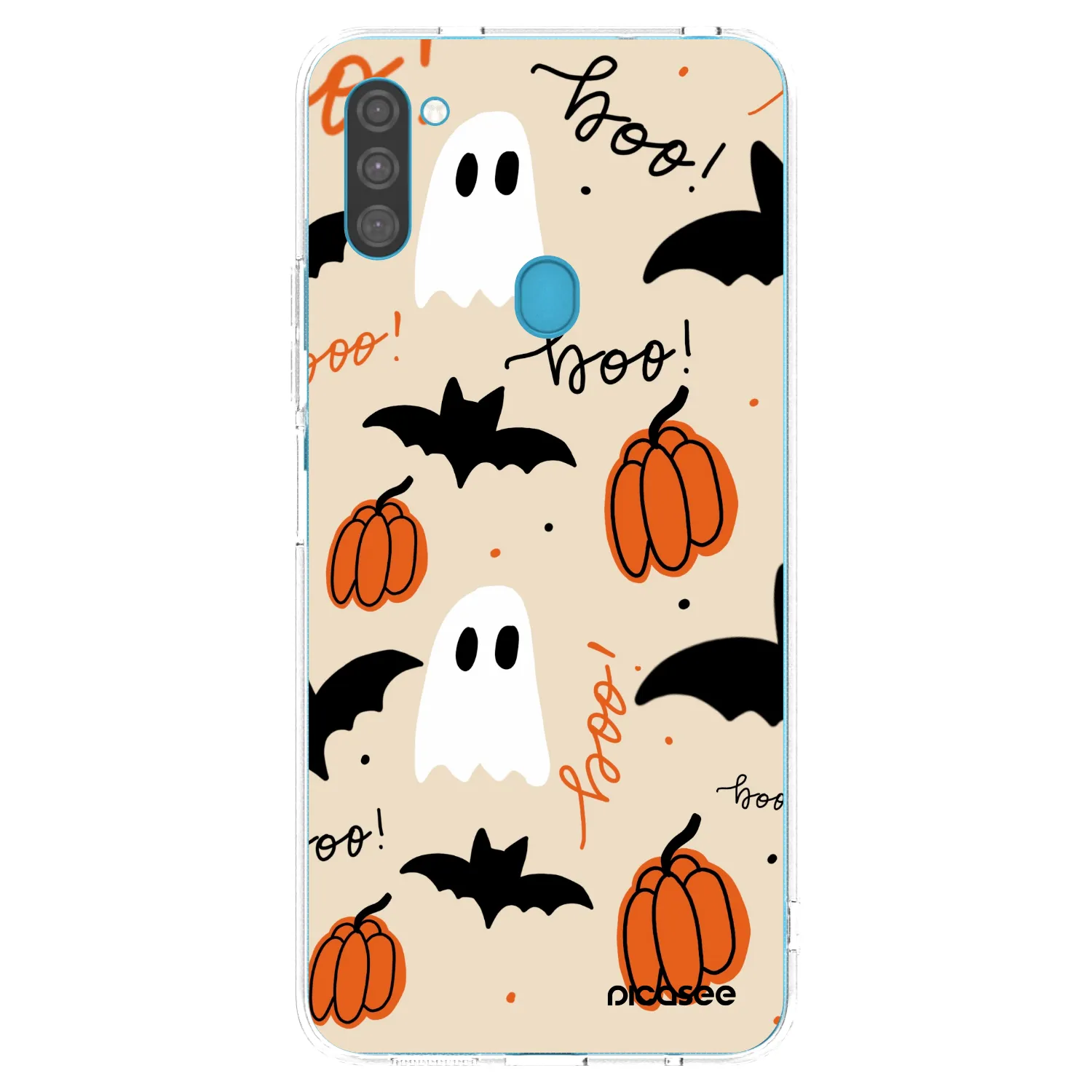 Picasee silikonowe przeźroczyste etui na Samsung Galaxy M11 - Halloween 26
