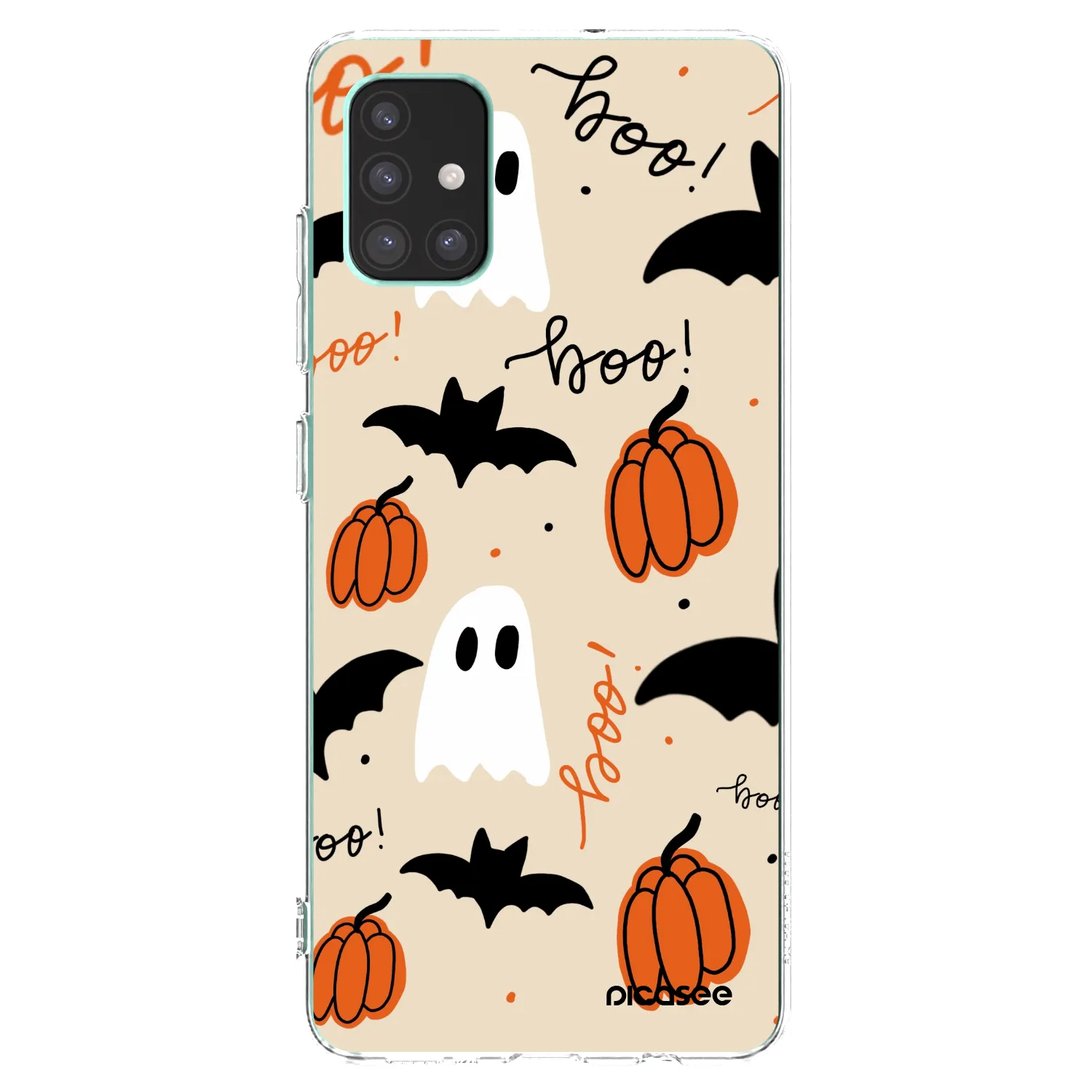 Picasee silikonowe przeźroczyste etui na Samsung Galaxy M51 M515F - Halloween 26